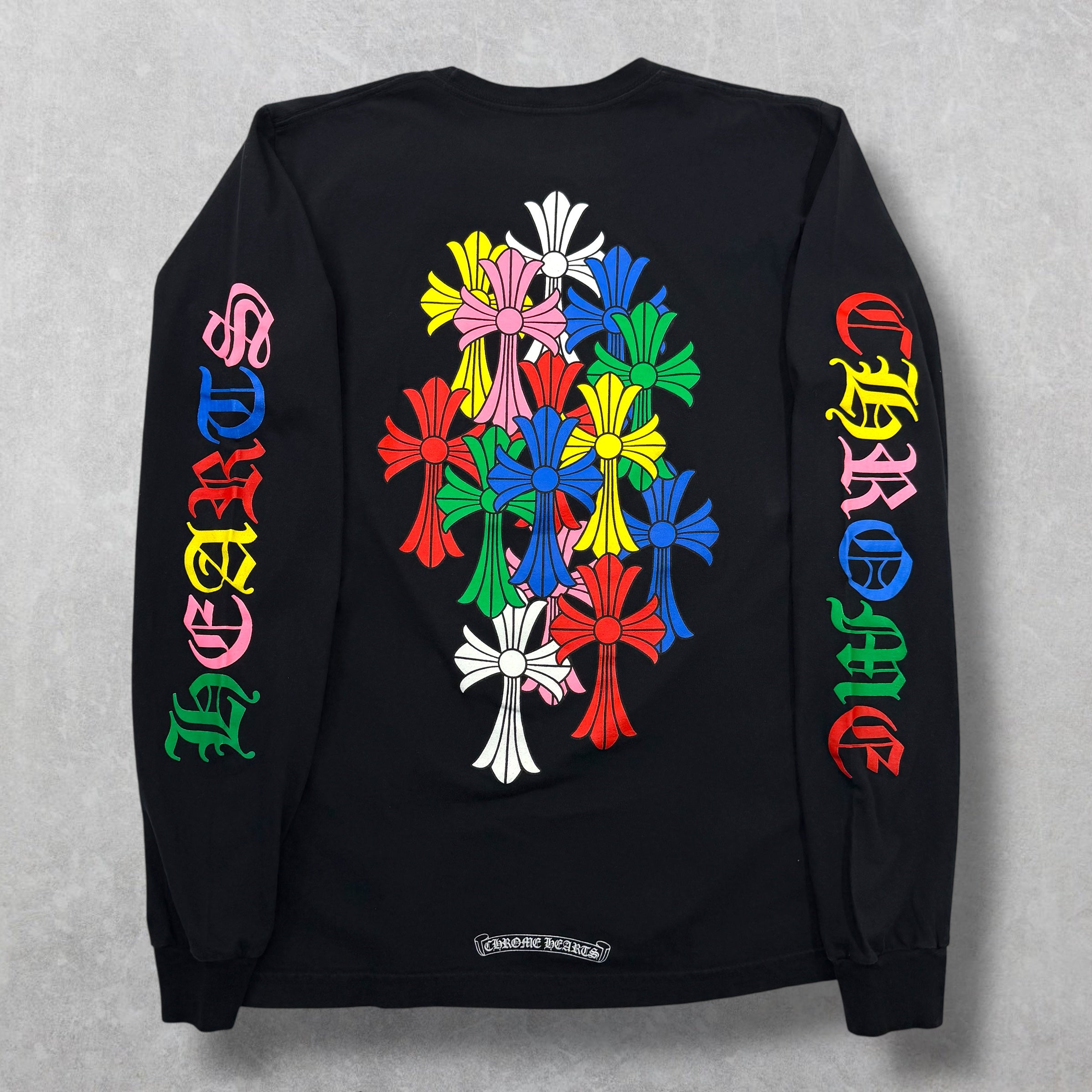 Chrome Hearts Multicolor Cross L/S Tee M