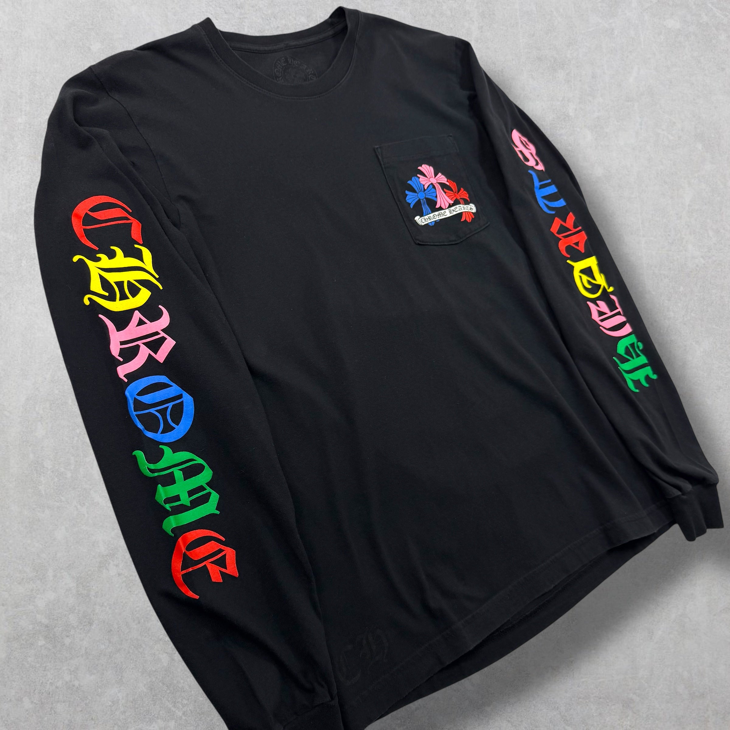 Chrome Hearts Multicolor Cross L/S Tee M