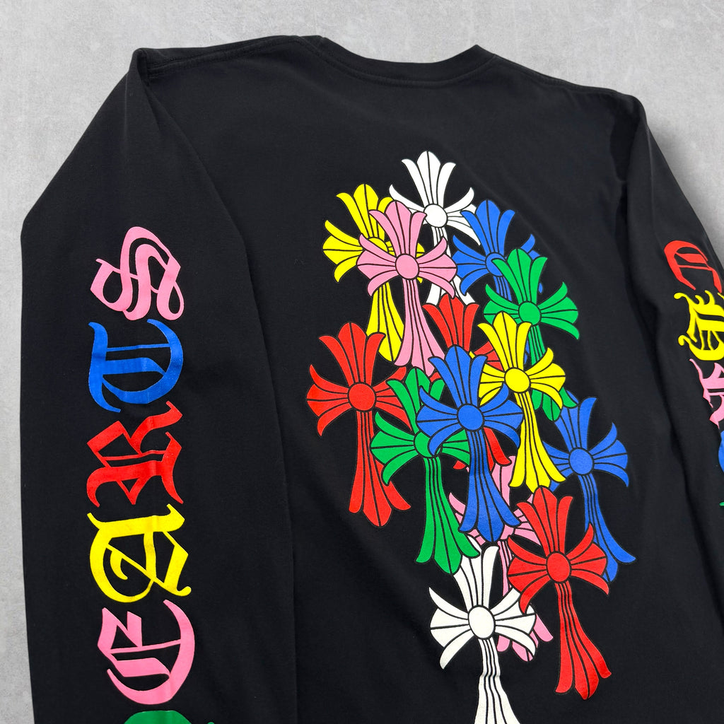 Chrome Hearts Multicolor Cross L/S Tee M