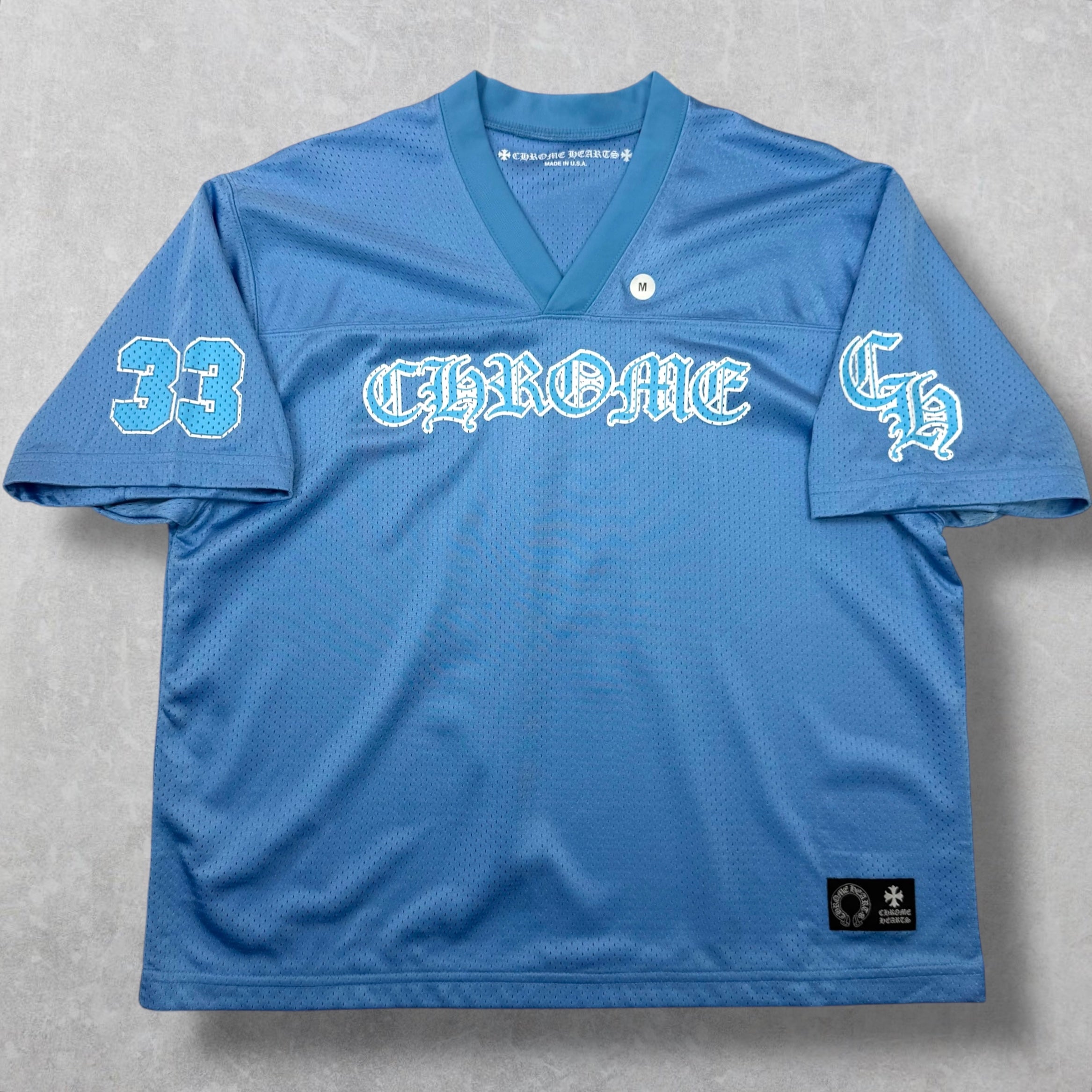Chrome Hearts Stadium Mesh Blue Jersey M