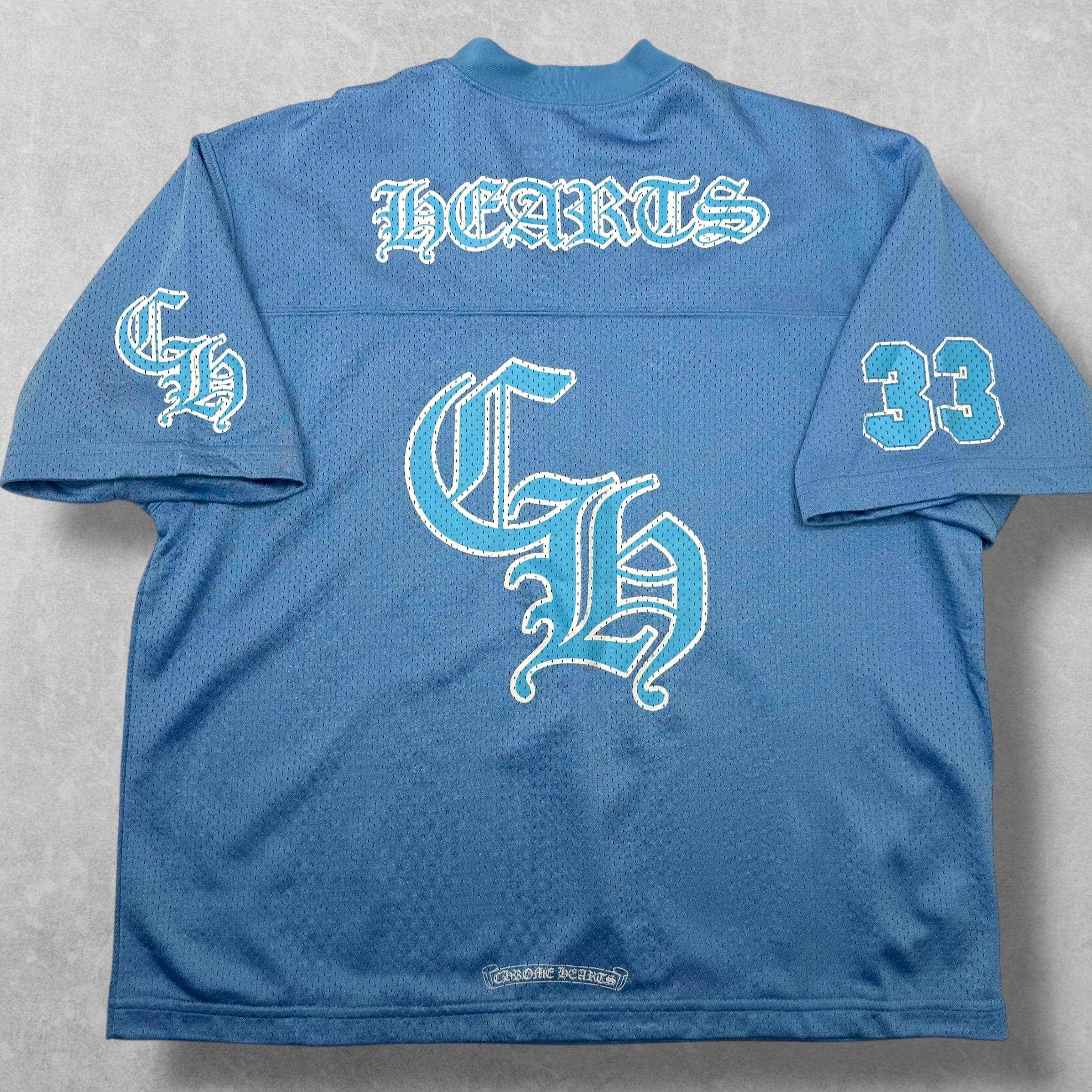 Chrome Hearts Stadium Mesh Blue Jersey M