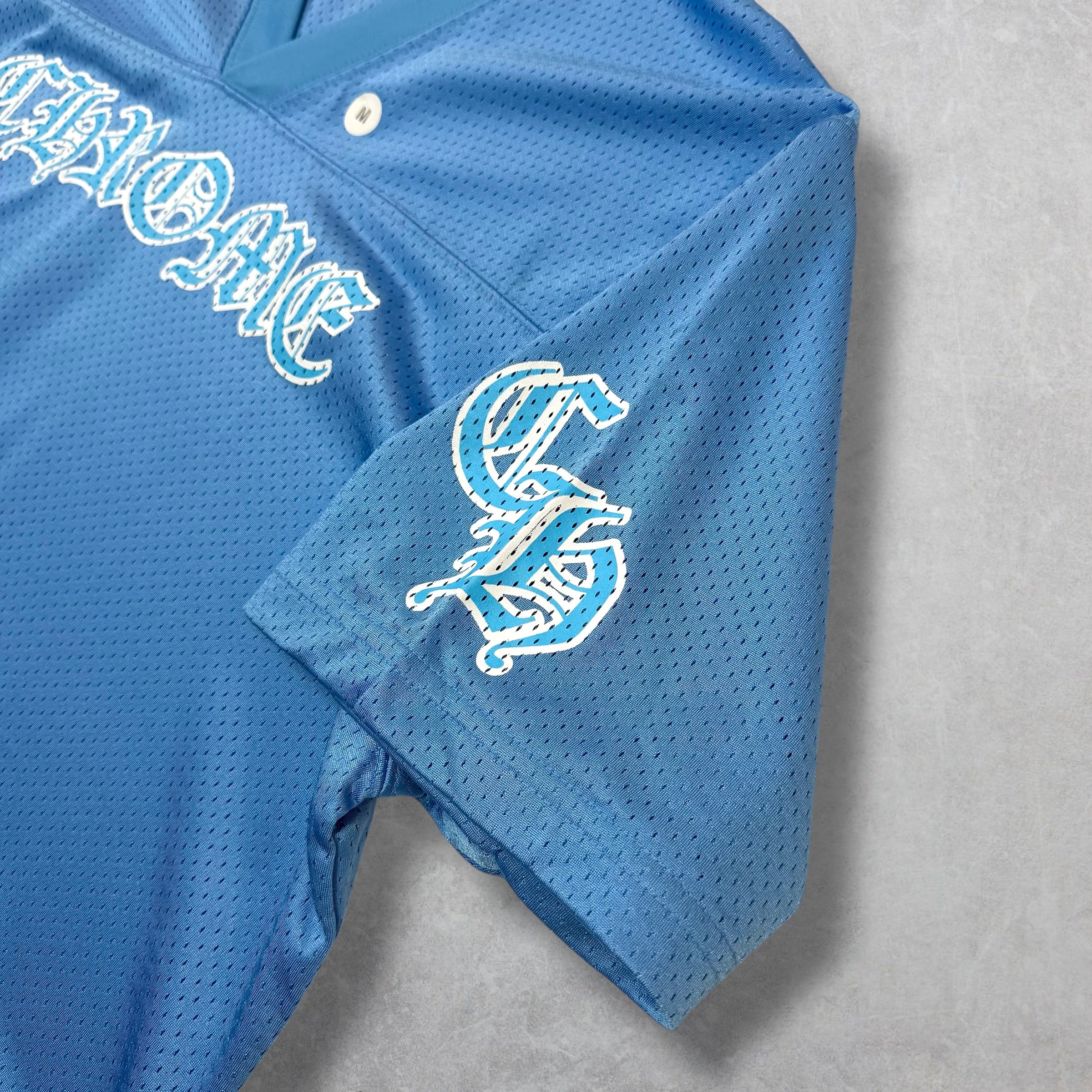 Chrome Hearts Stadium Mesh Blue Jersey M