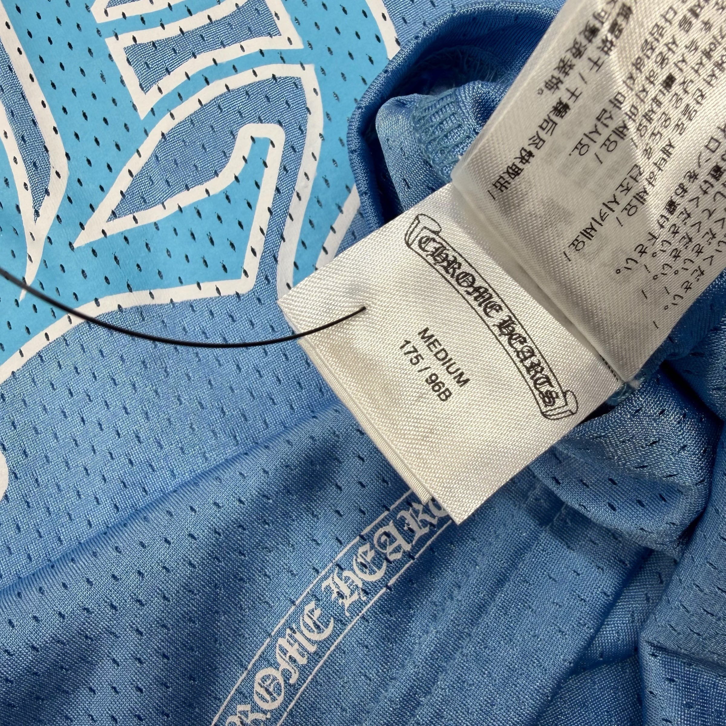 Chrome Hearts Stadium Mesh Blue Jersey M