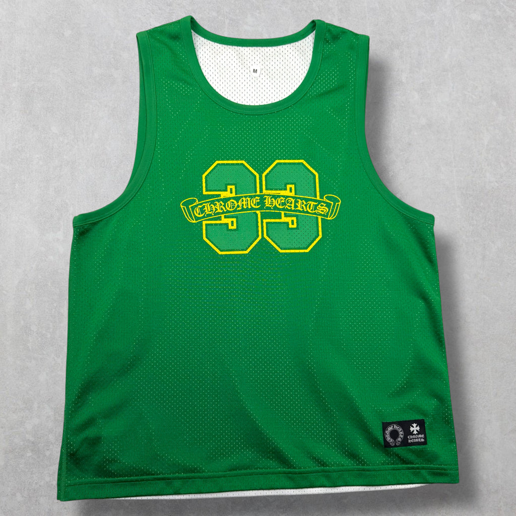Chrome Hearts Mesh Warm Up Jersey Green M