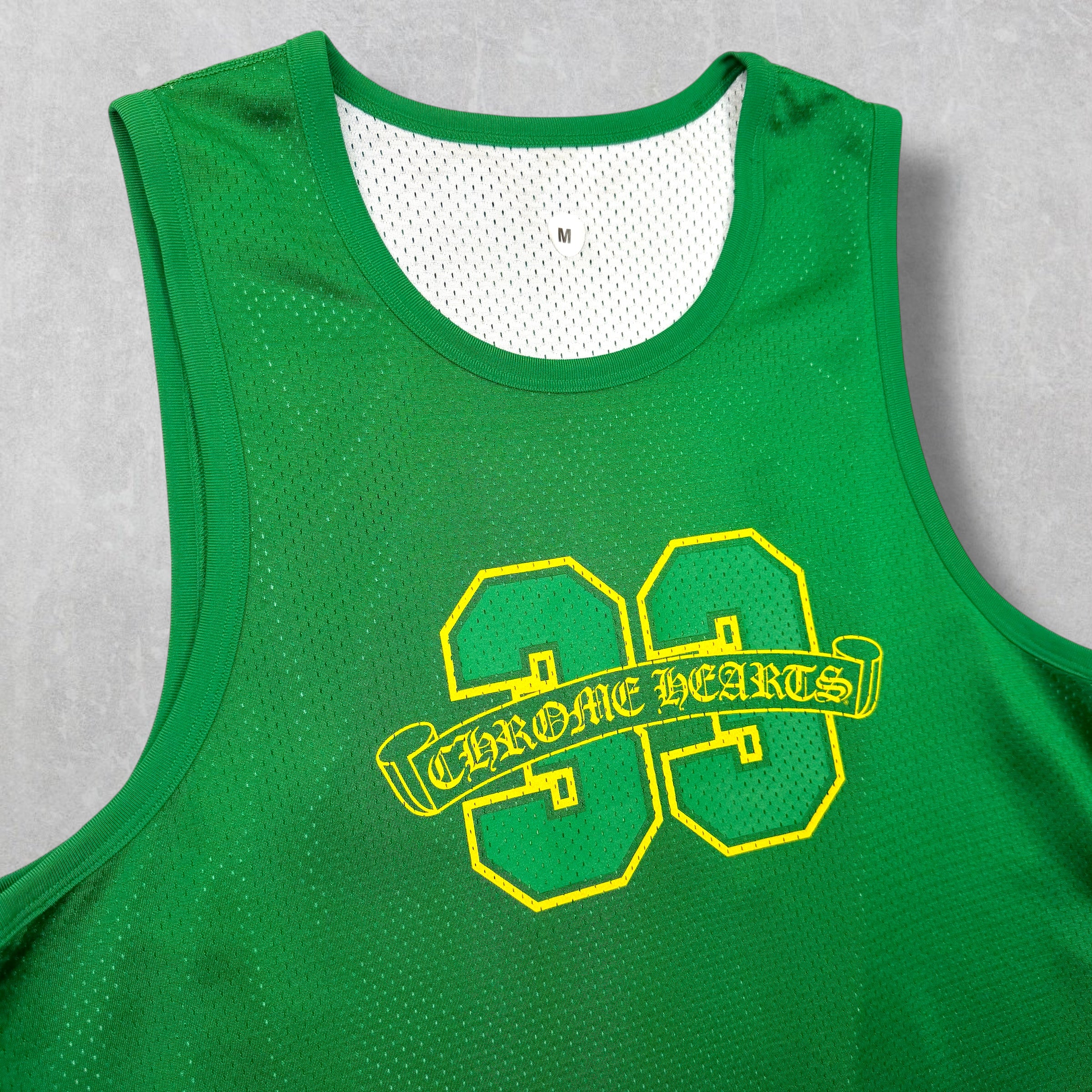 Chrome Hearts Mesh Warm Up Jersey Green M