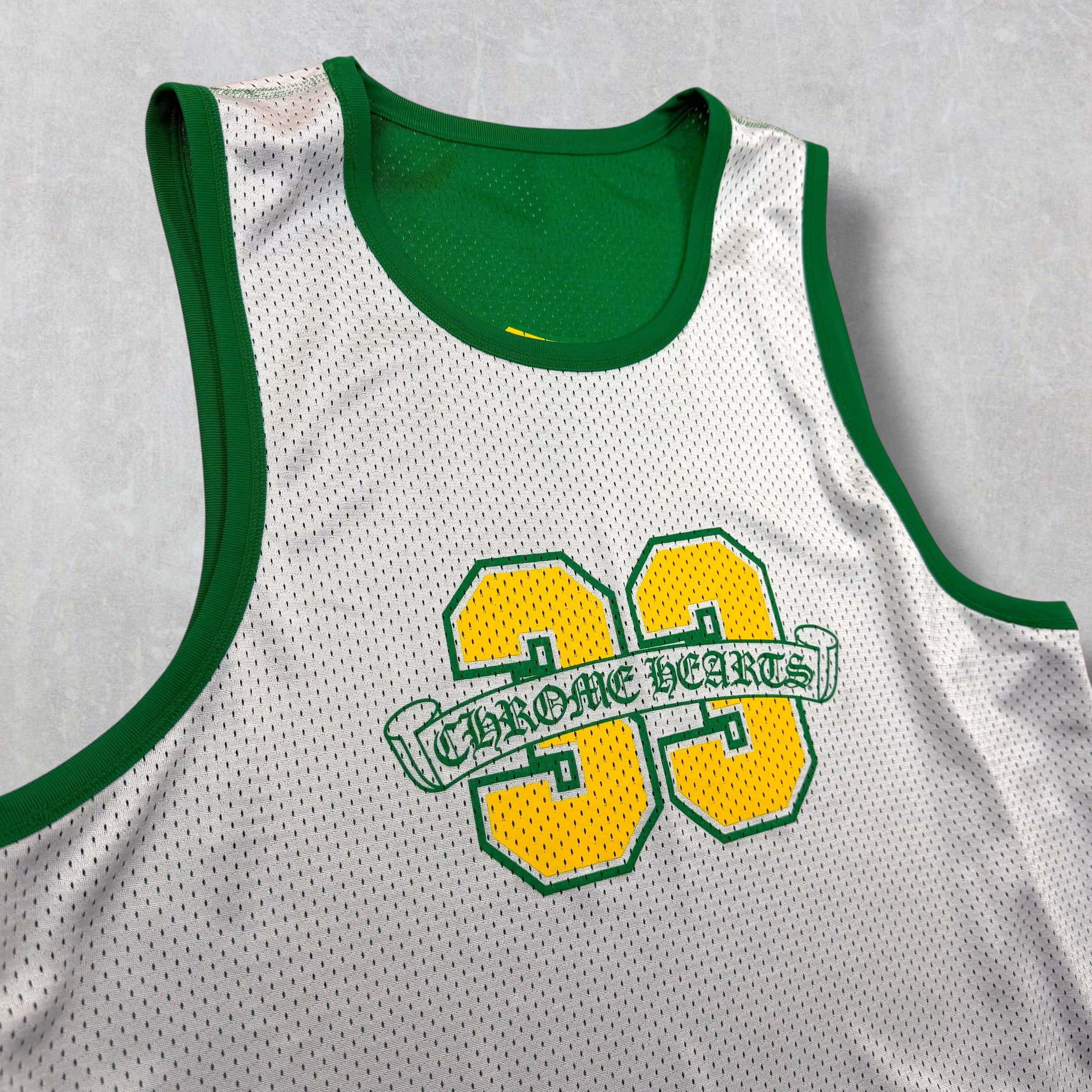 Chrome Hearts Mesh Warm Up Jersey Green M