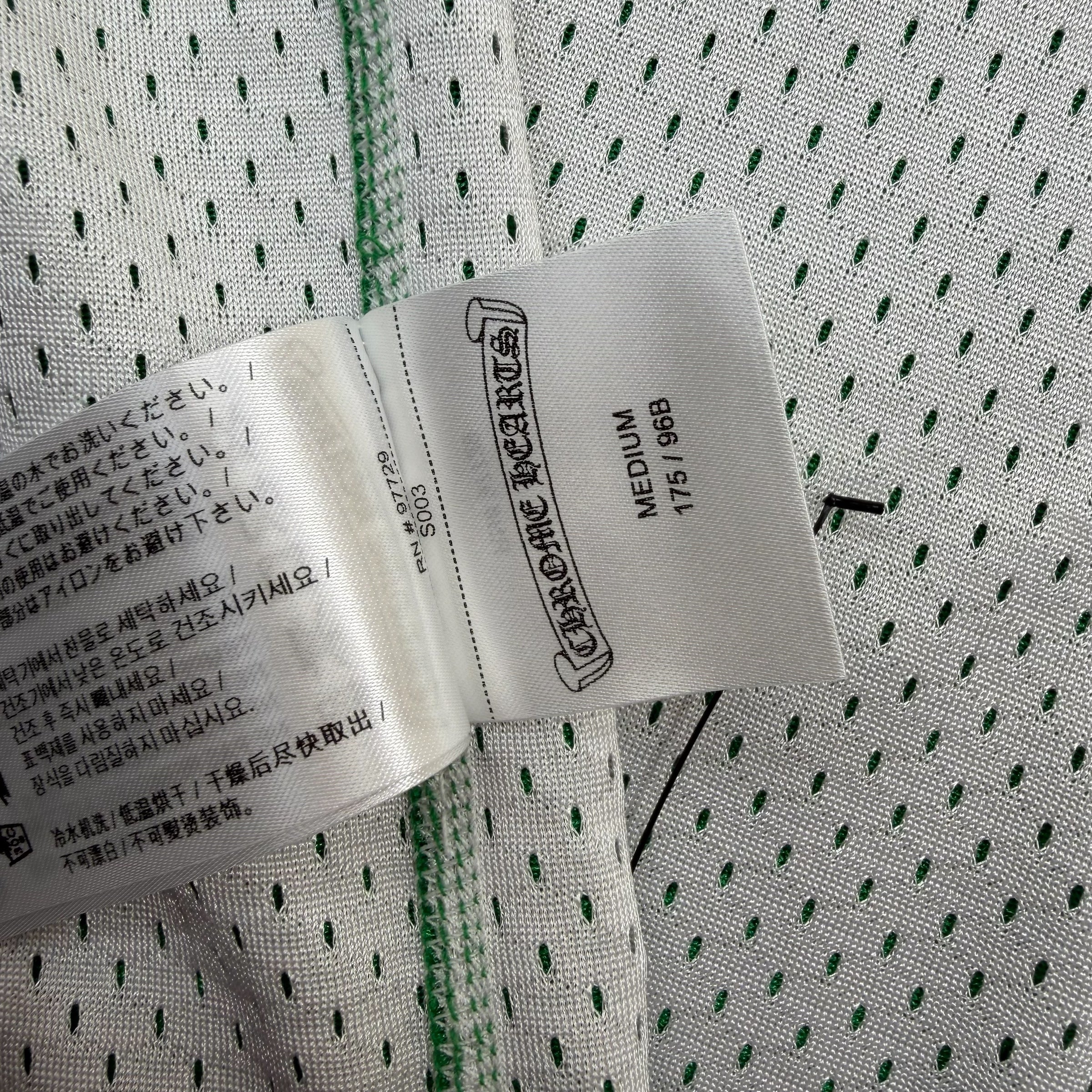 Chrome Hearts Mesh Warm Up Jersey Green M