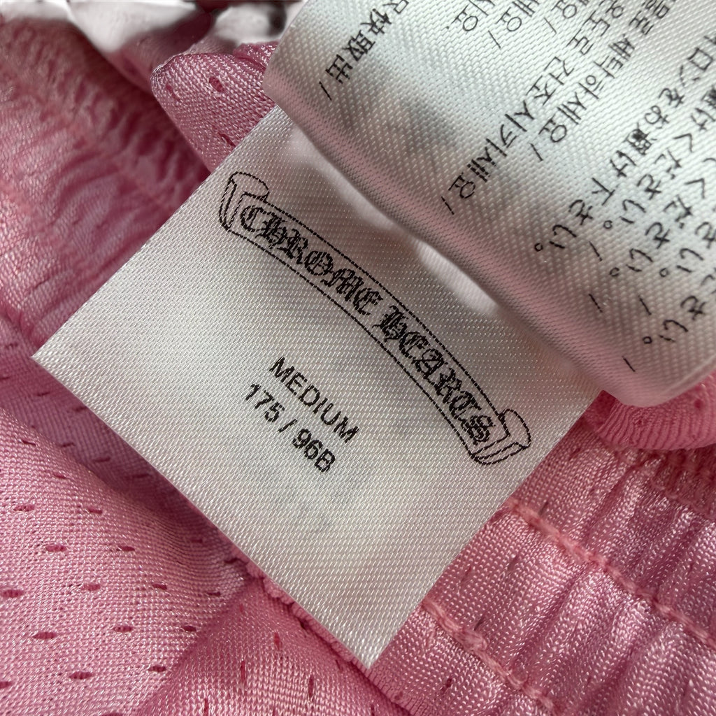 Chrome Hearts "Love You" Pink Mesh Shorts M