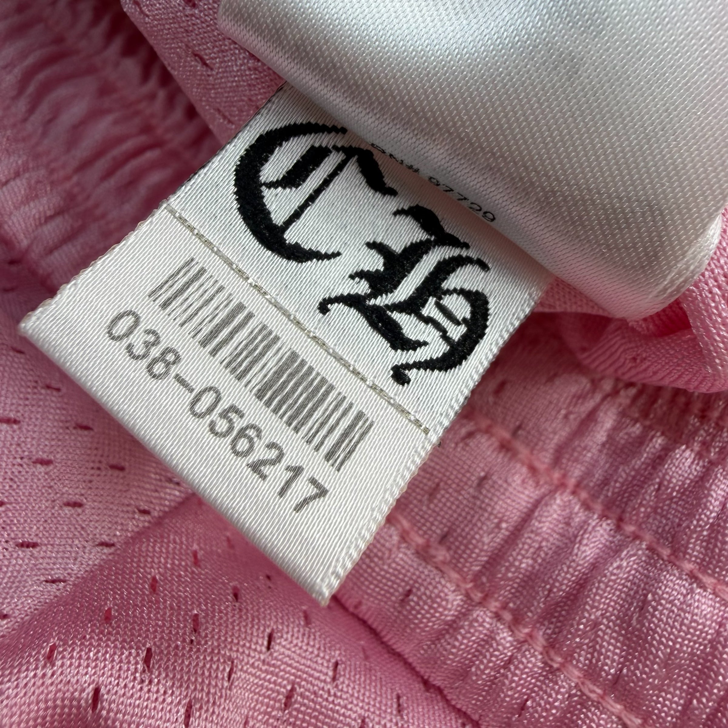 Chrome Hearts "Love You" Pink Mesh Shorts M