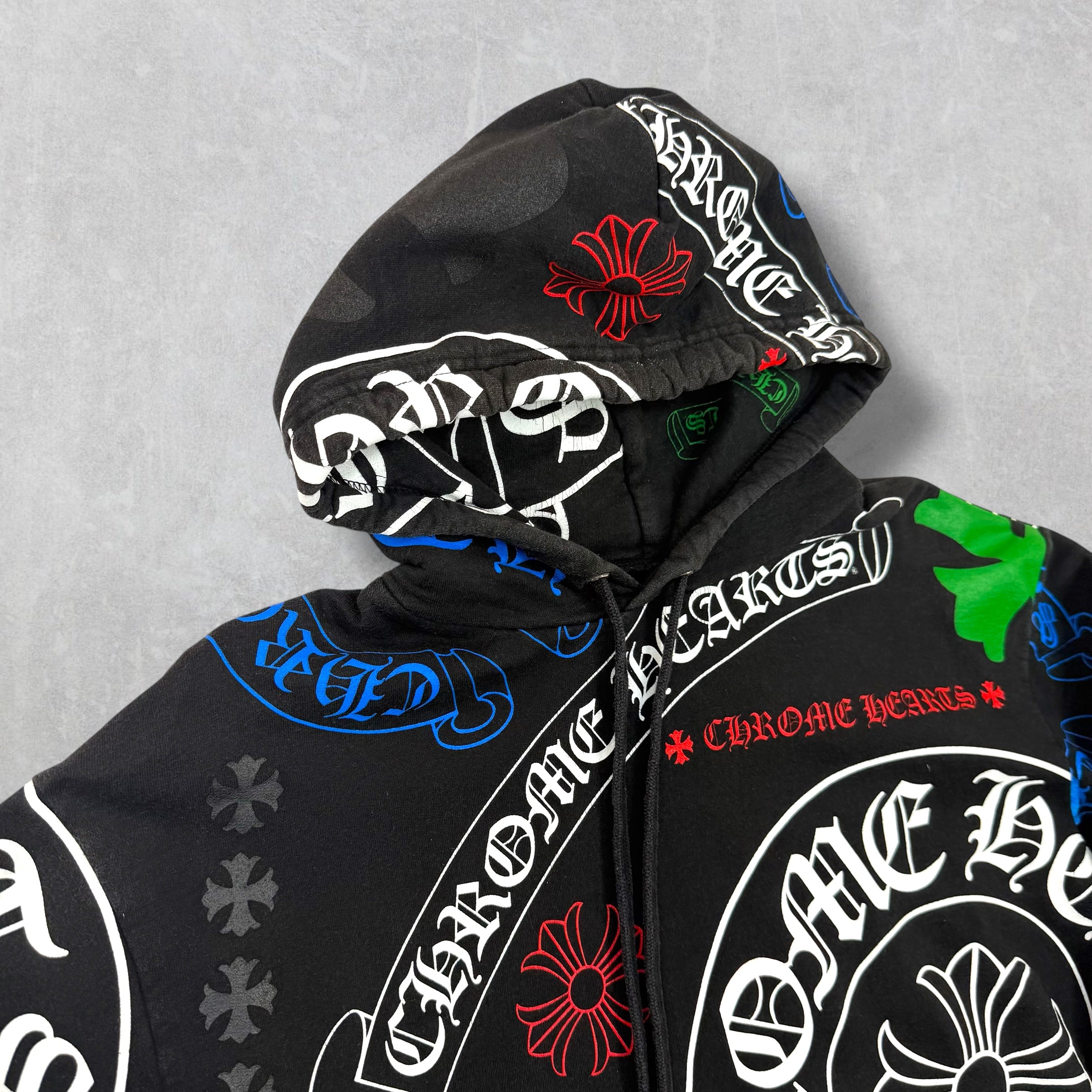 Chrome Hearts Stencil Hoodie M