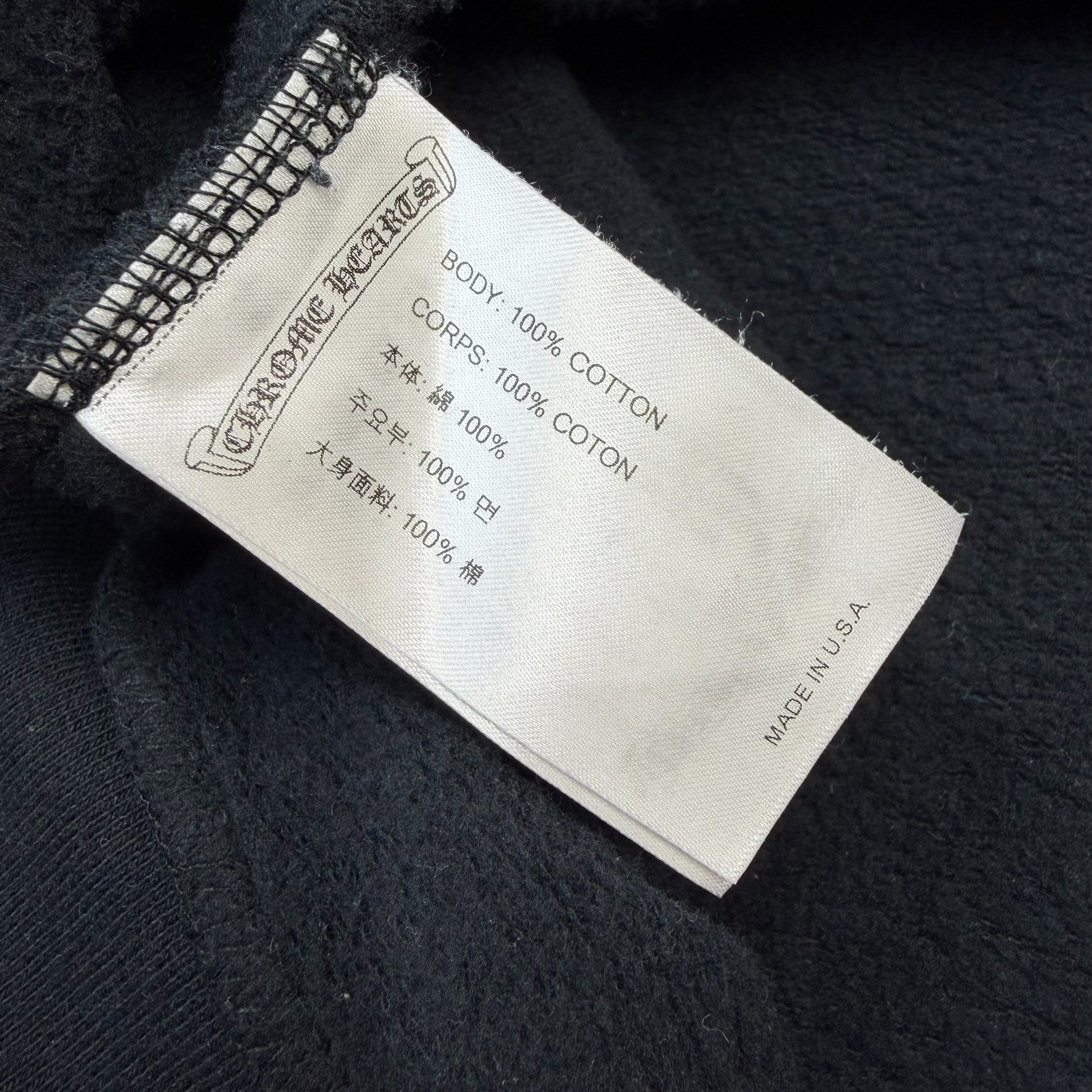 Chrome Hearts Drake CLB Black Hoodie M