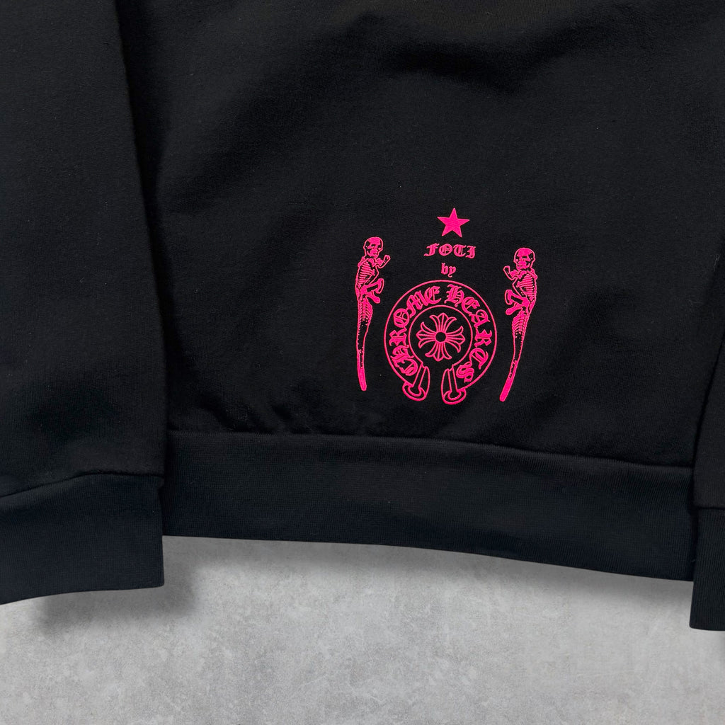 Chrome Hearts Foti Harris Teeter Neon Zip Hoodie M