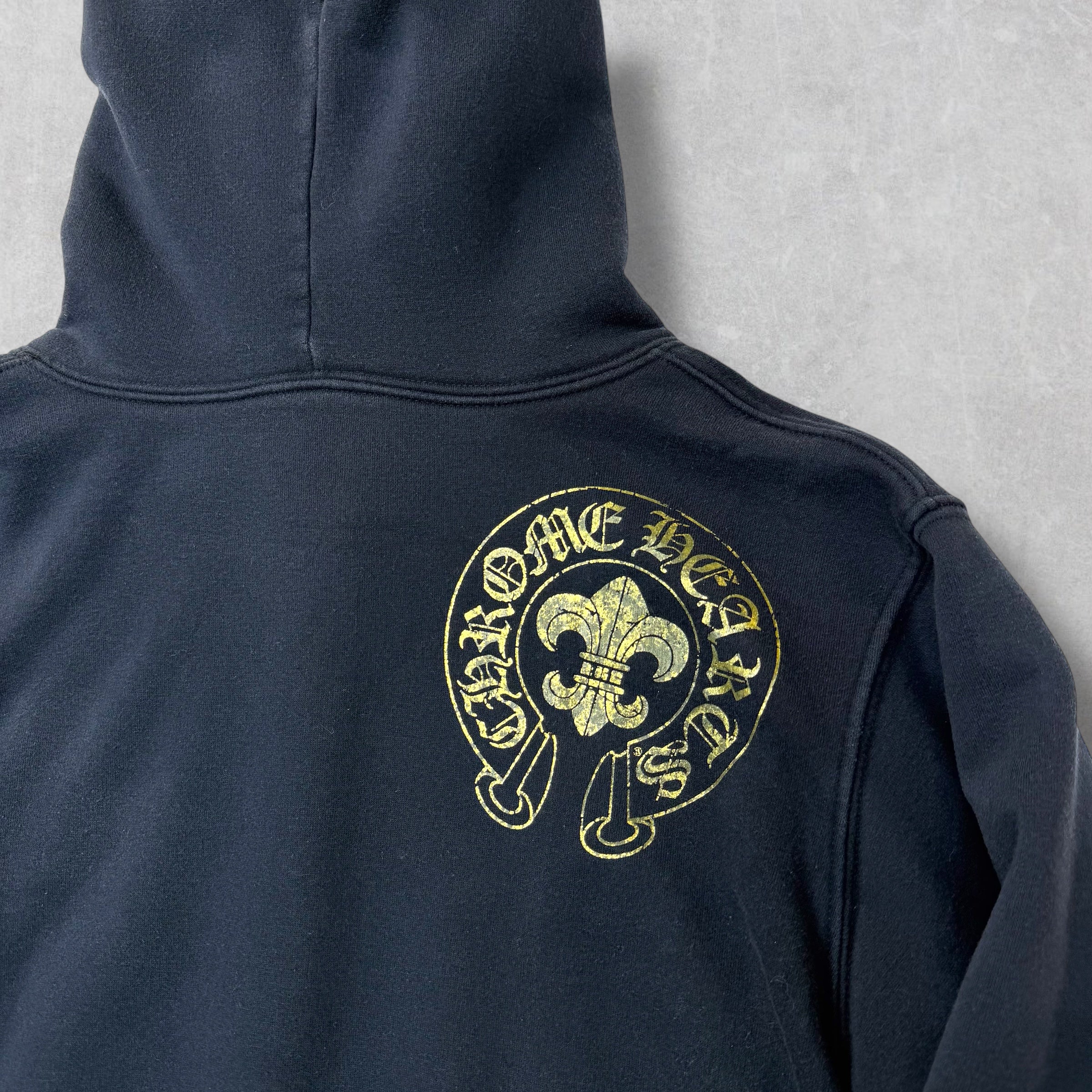 Vintage Chrome Hearts Gold Dagger Thermal Zip Up M