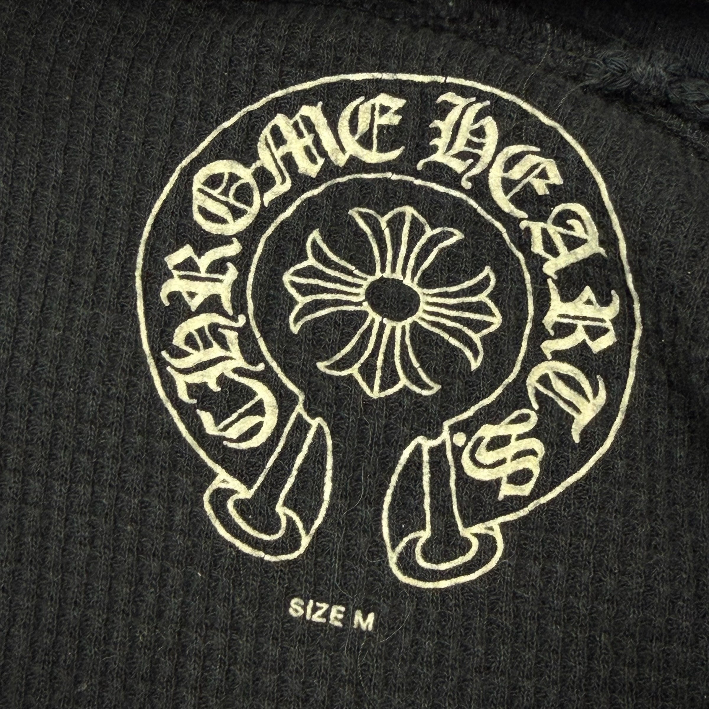 Vintage Chrome Hearts Gold Dagger Thermal Zip Up M