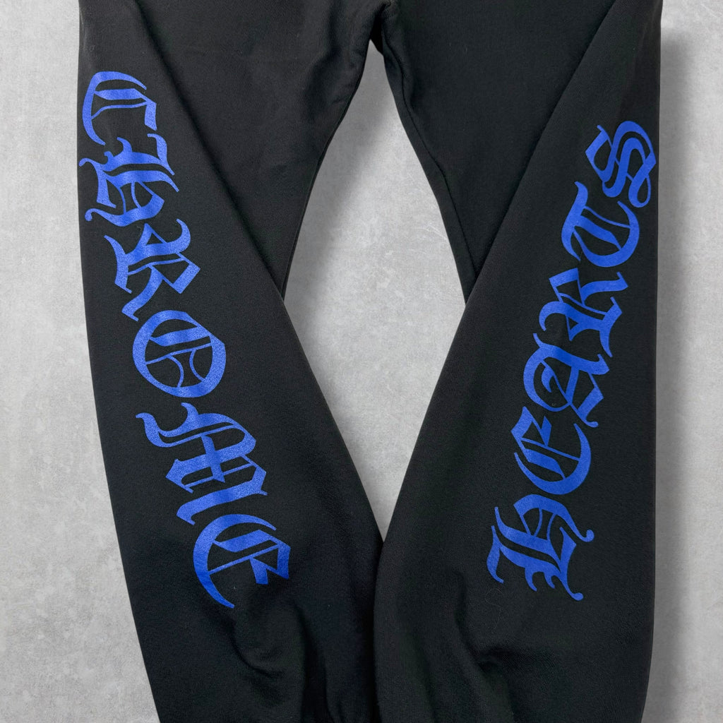 Chrome Hearts Blue Horseshoe Logo Sweatpants M