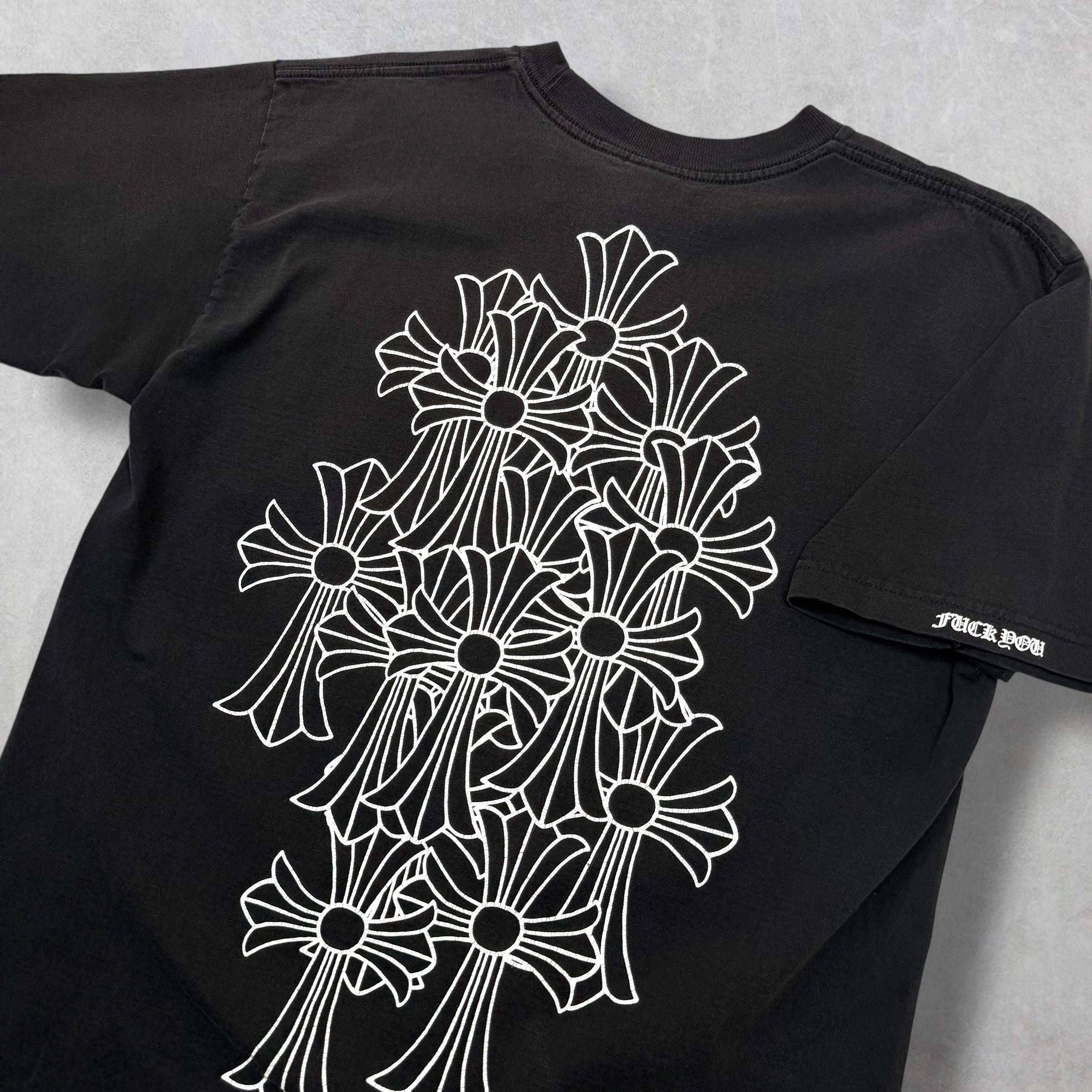 Vintage Chrome Hearts Black Cemetery Tee L