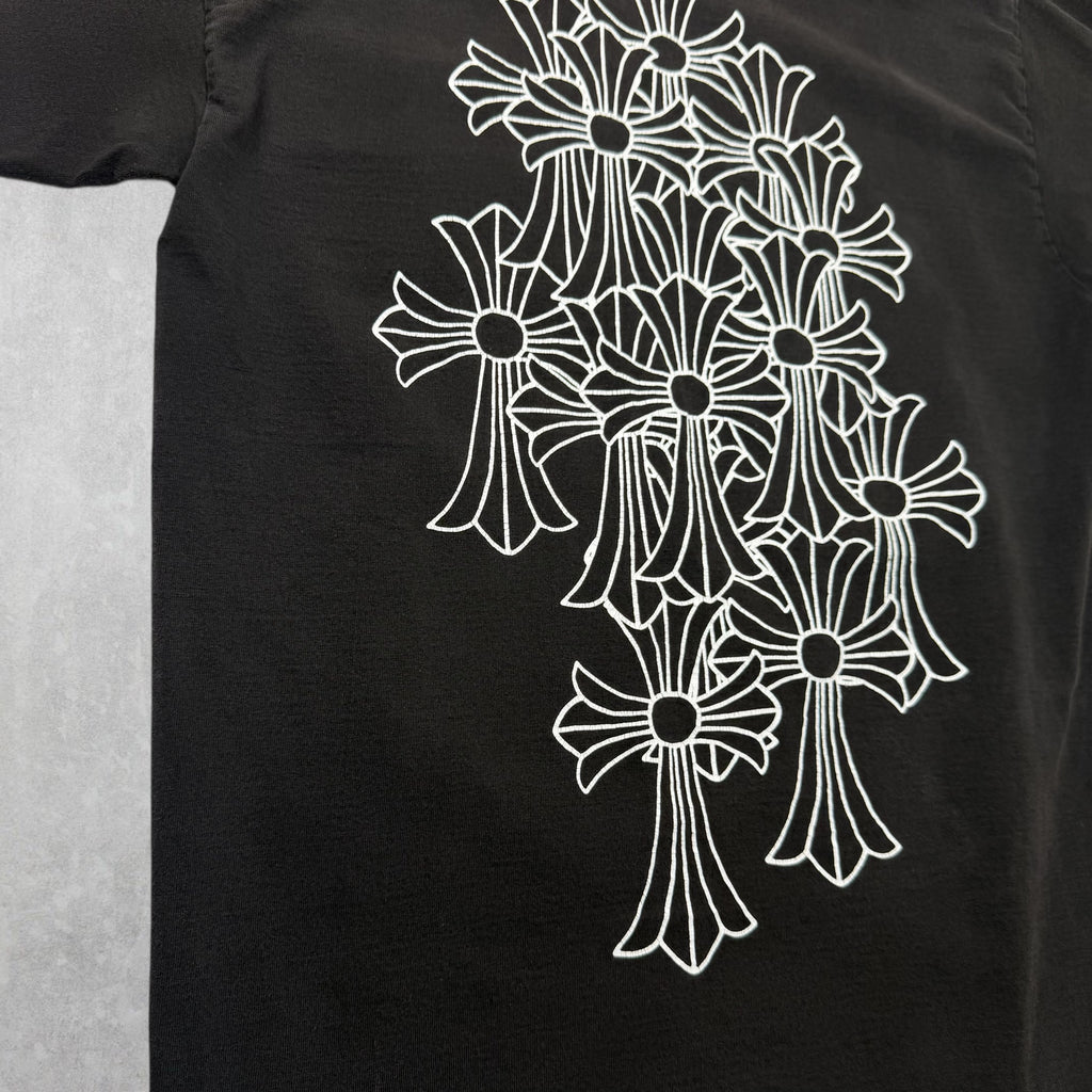 Vintage Chrome Hearts Black Cemetery Tee L