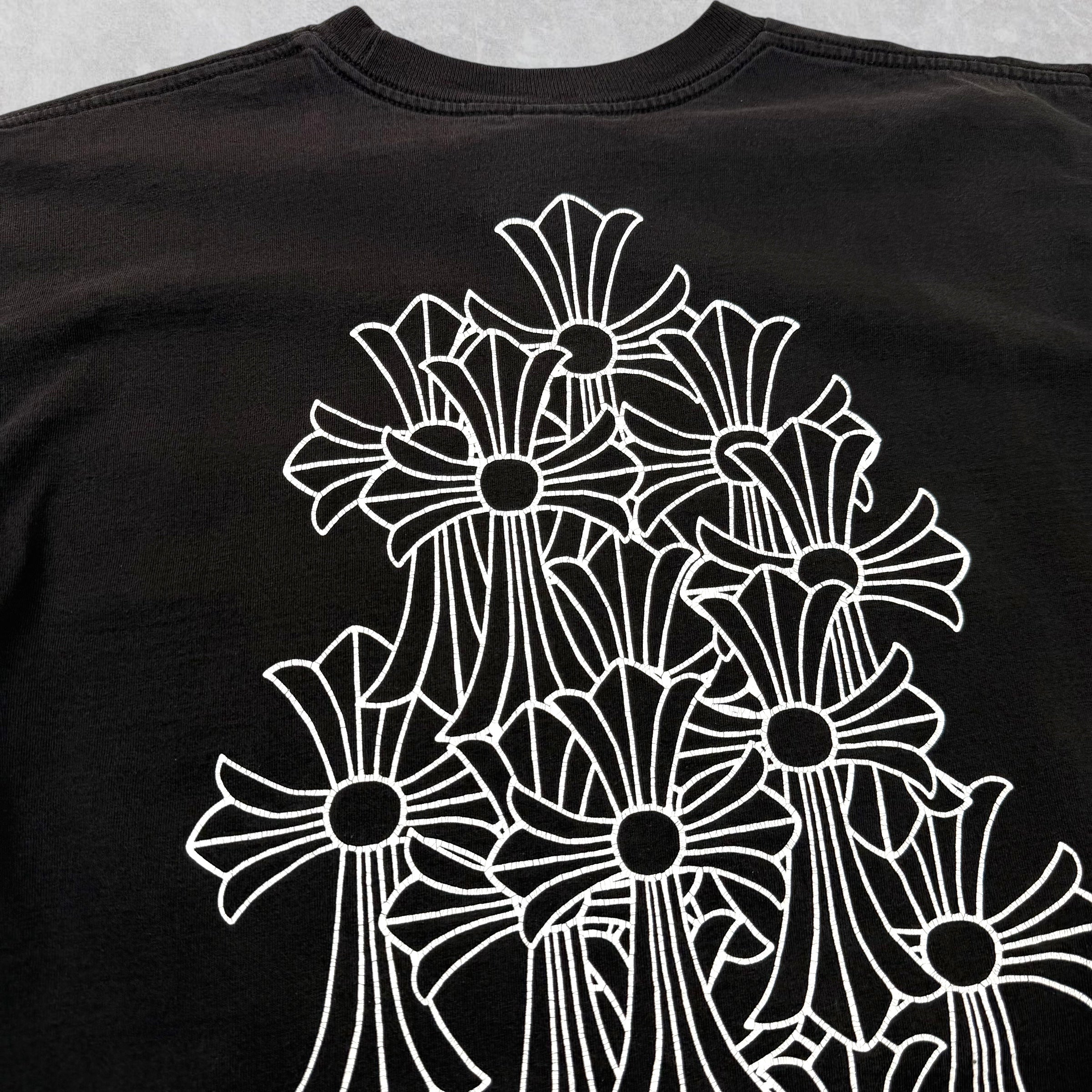 Vintage Chrome Hearts Black Cemetery Tee L