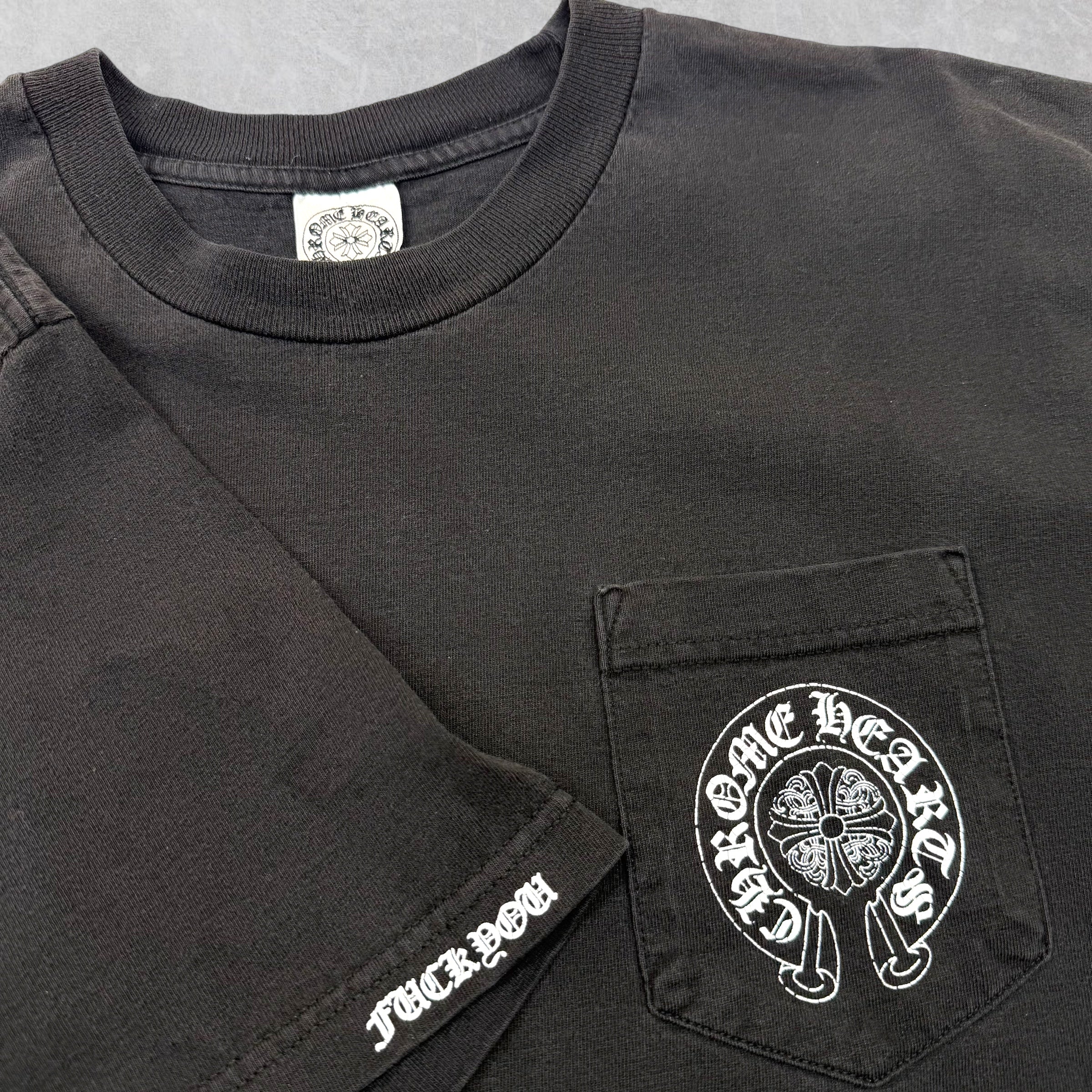 Vintage Chrome Hearts Black Cemetery Tee L