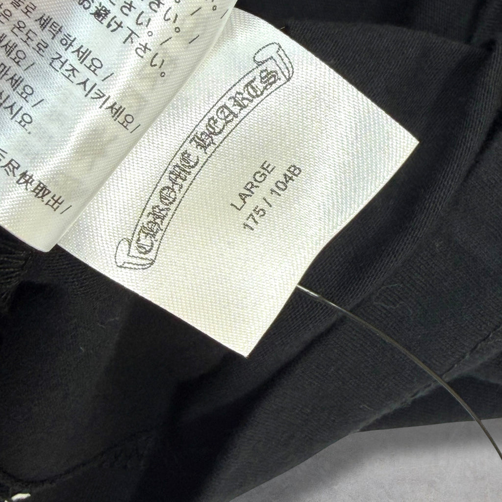 Chrome Hearts Rolling Stone Neck Logo Tee L
