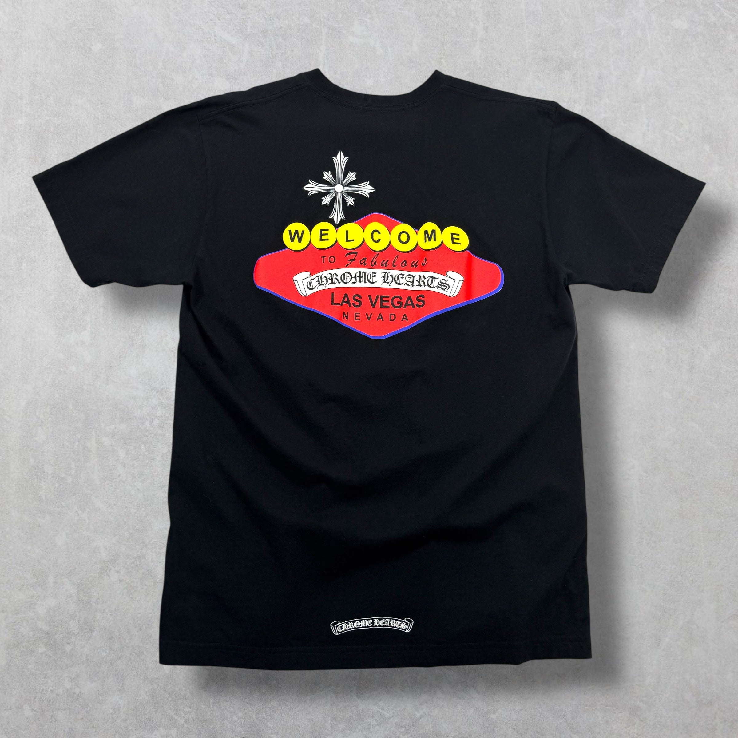 Chrome Hearts Black Welcome To Vegas Tee L