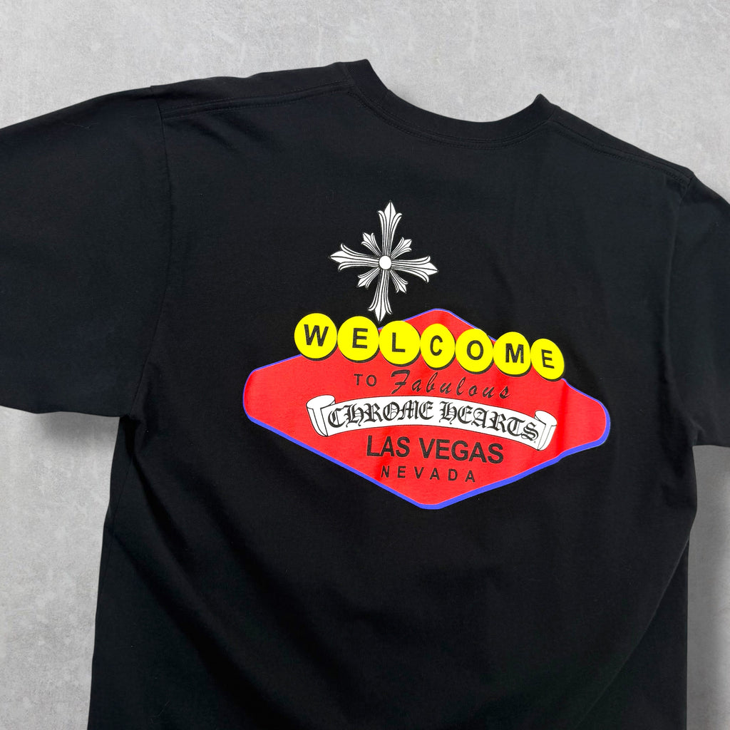 Chrome Hearts Black Welcome To Vegas Tee L