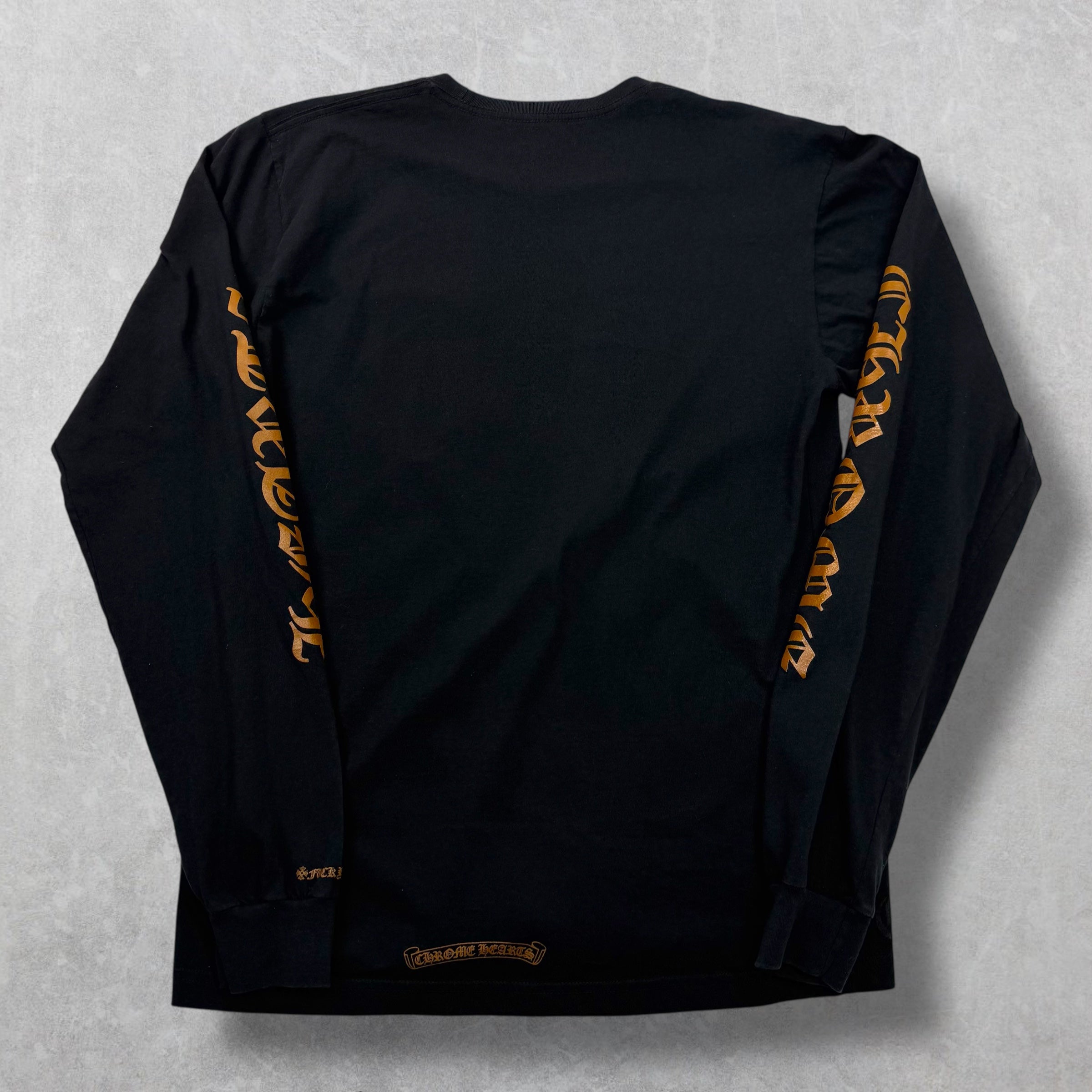 Chrome Hearts Brown Neck Print L/S L