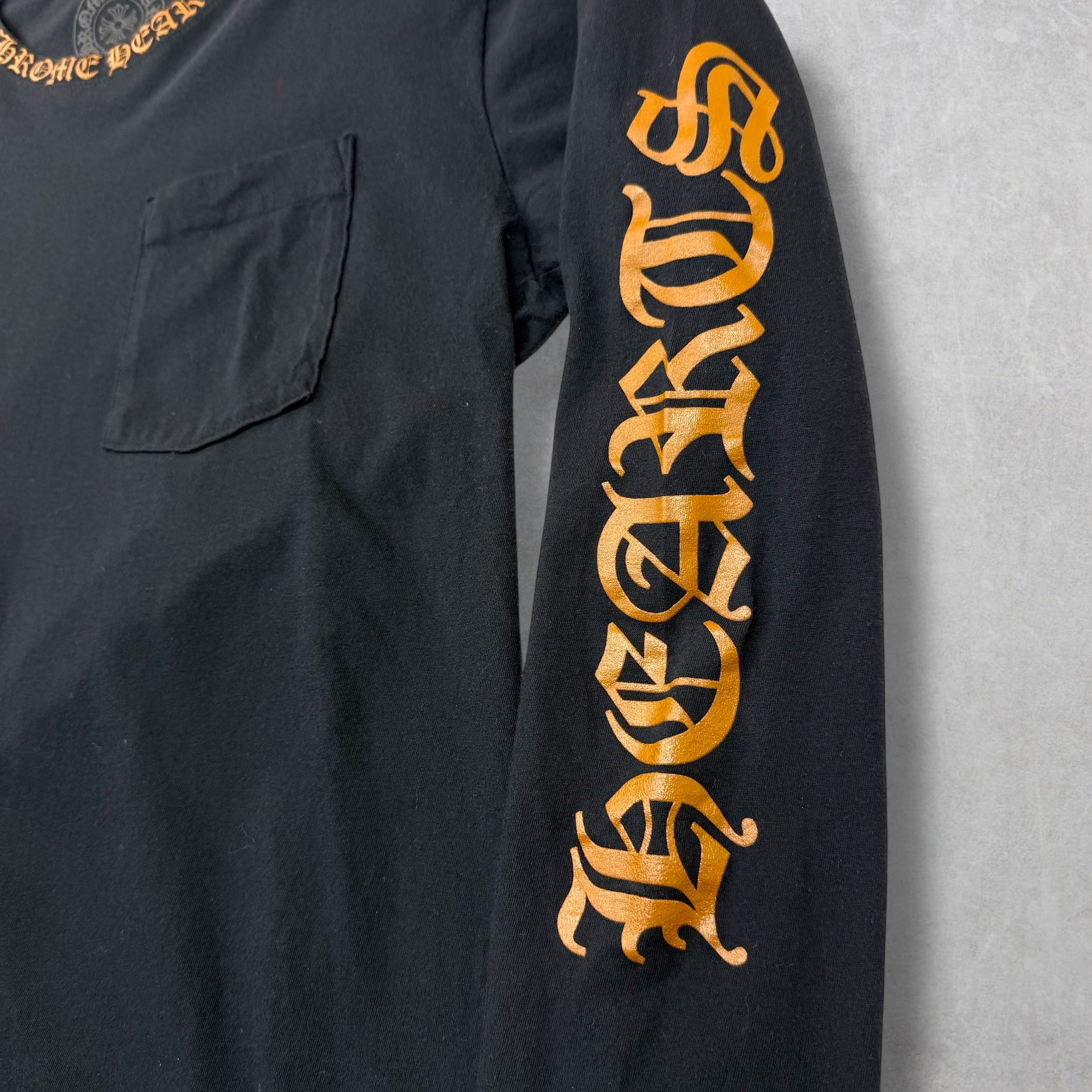Chrome Hearts Brown Neck Print L/S L