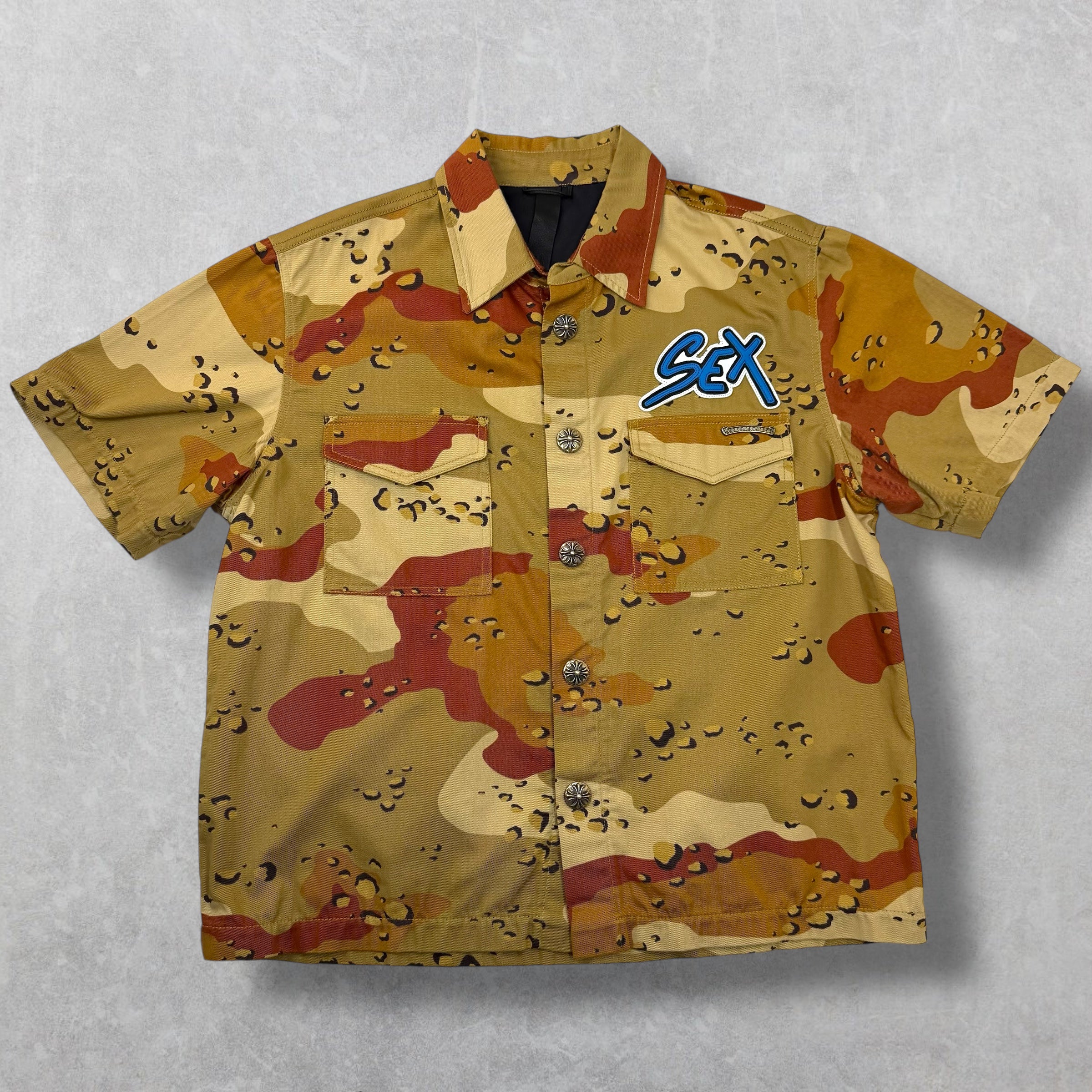 Chrome Hearts Camo Matty Boy Sex Records Shirt L