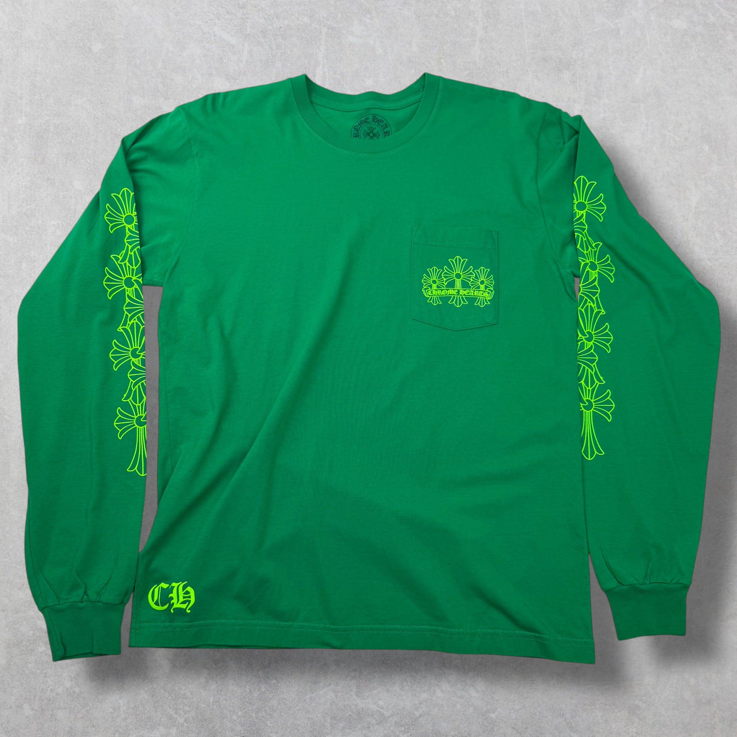 Chrome Hearts Kelly Green Cemetery L/S L
