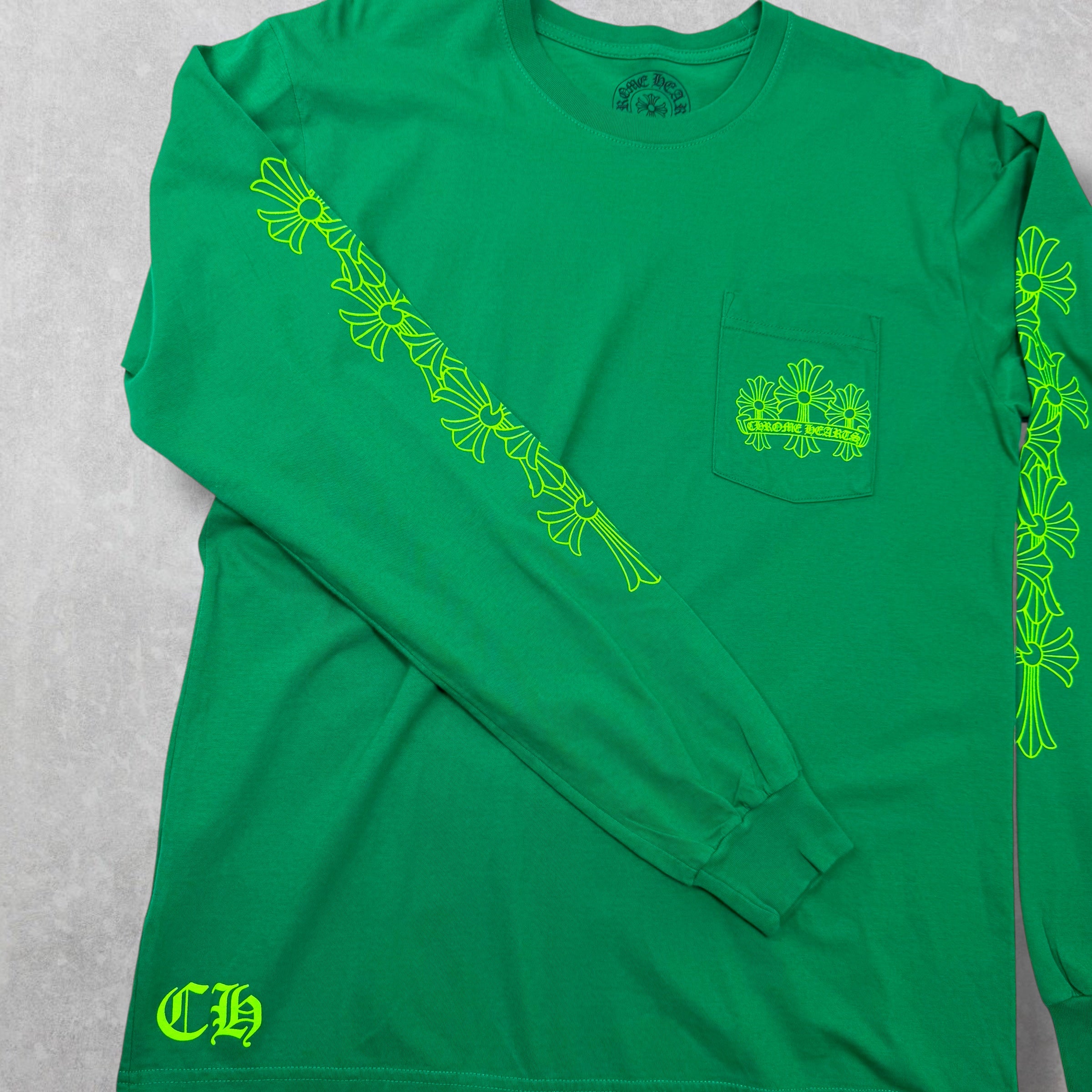 Chrome Hearts Kelly Green Cemetery L/S L