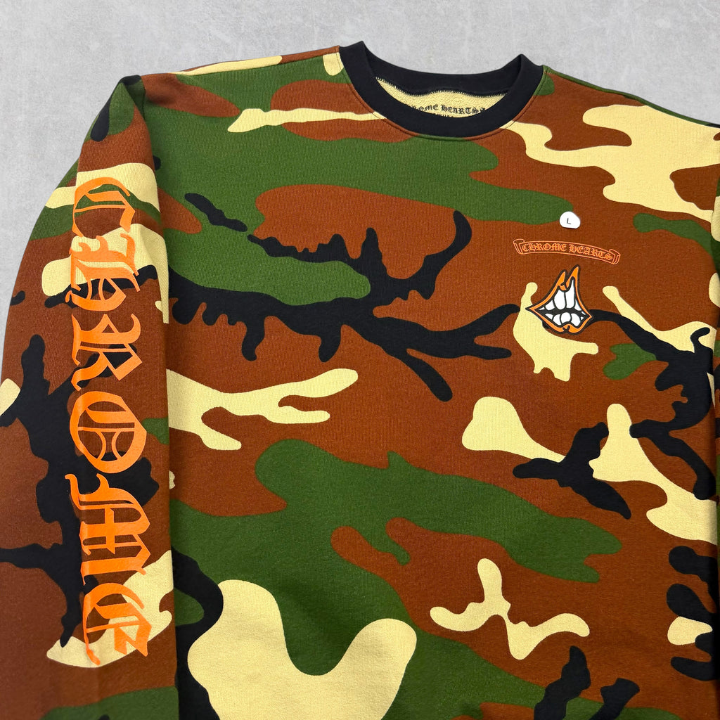 Chrome Hearts Matty Boy Caution Crewneck L
