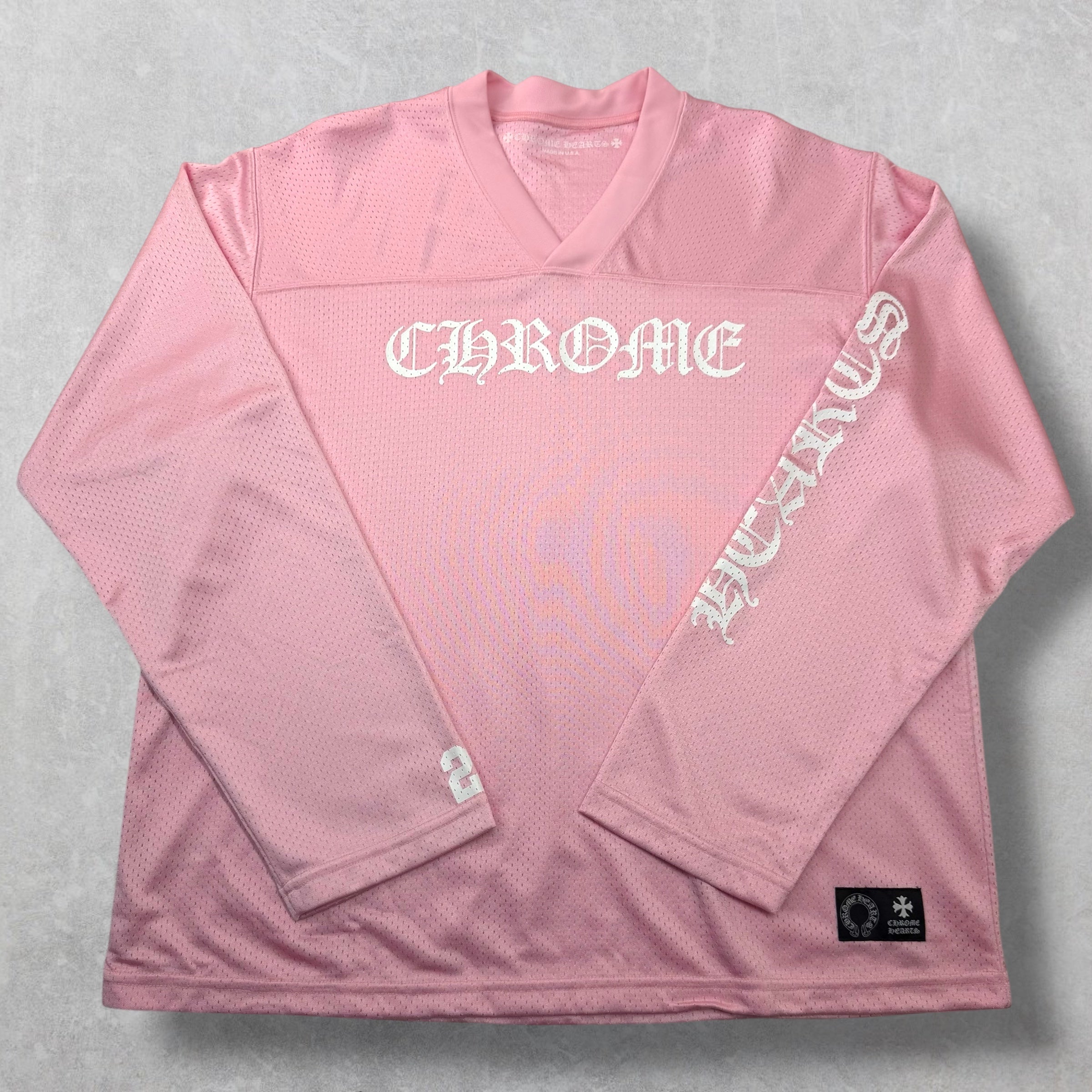 Chrome Hearts 'I Love You' Pink Jersey L