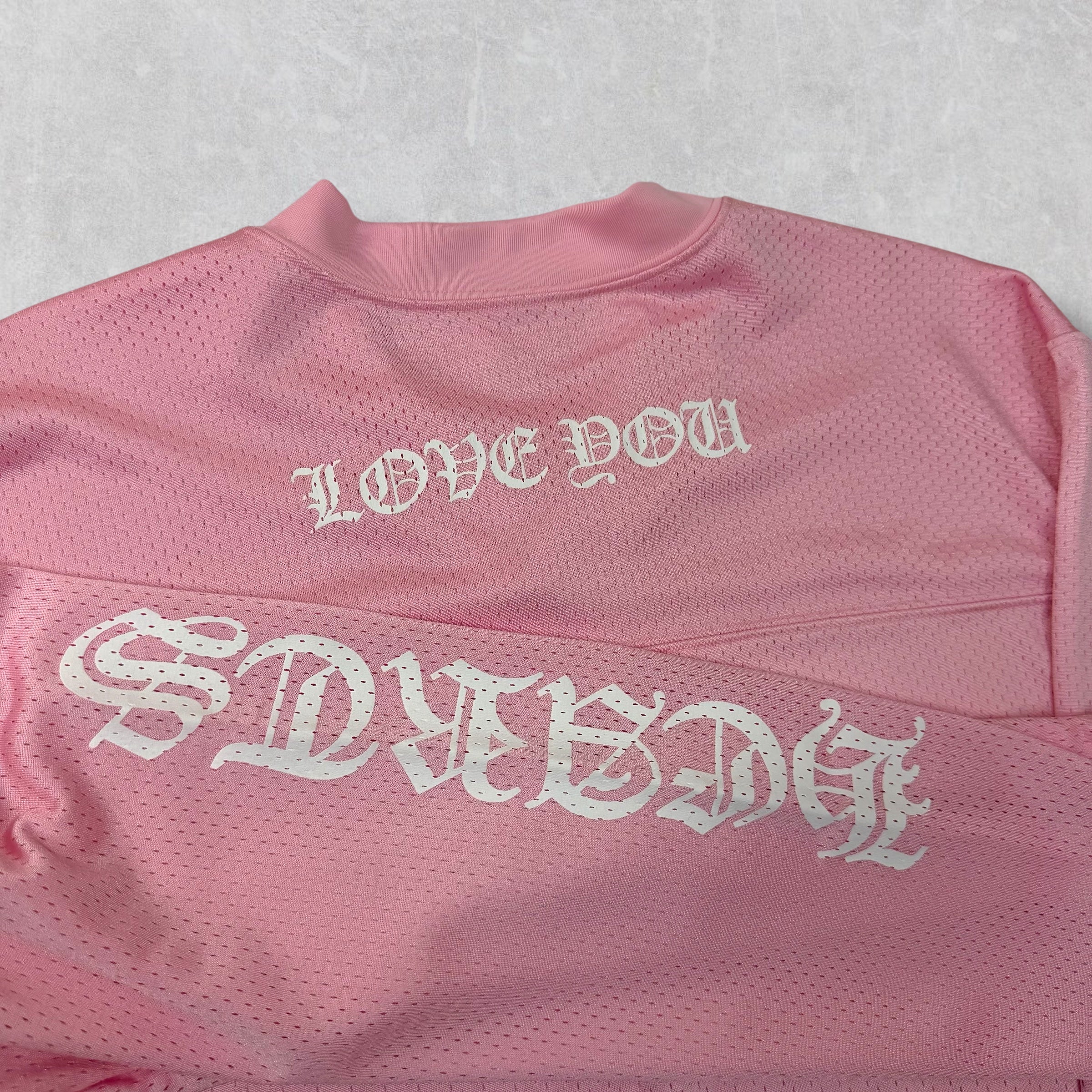 Chrome Hearts 'I Love You' Pink Jersey L
