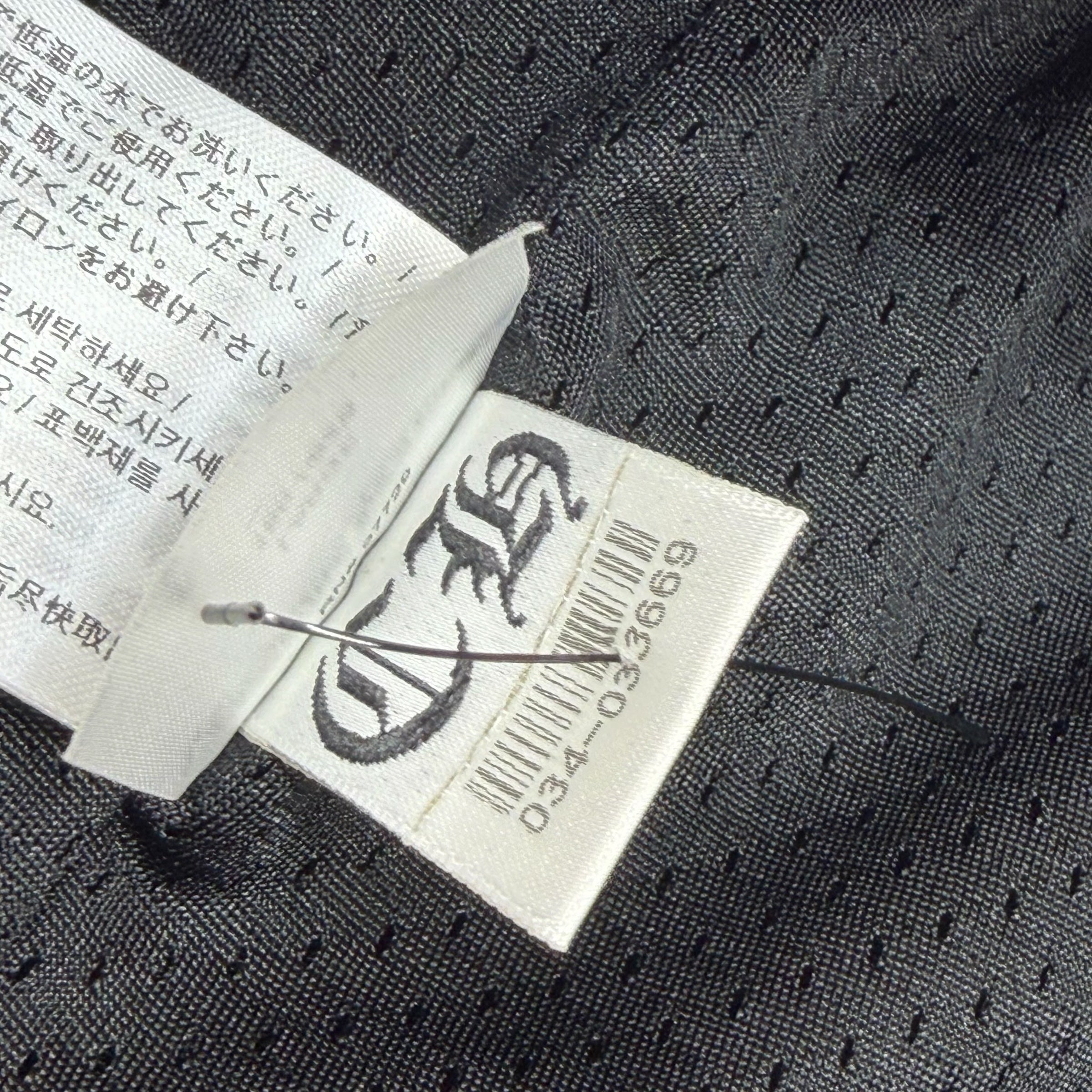 Chrome Hearts Black Mesh Warm Up Shorts L