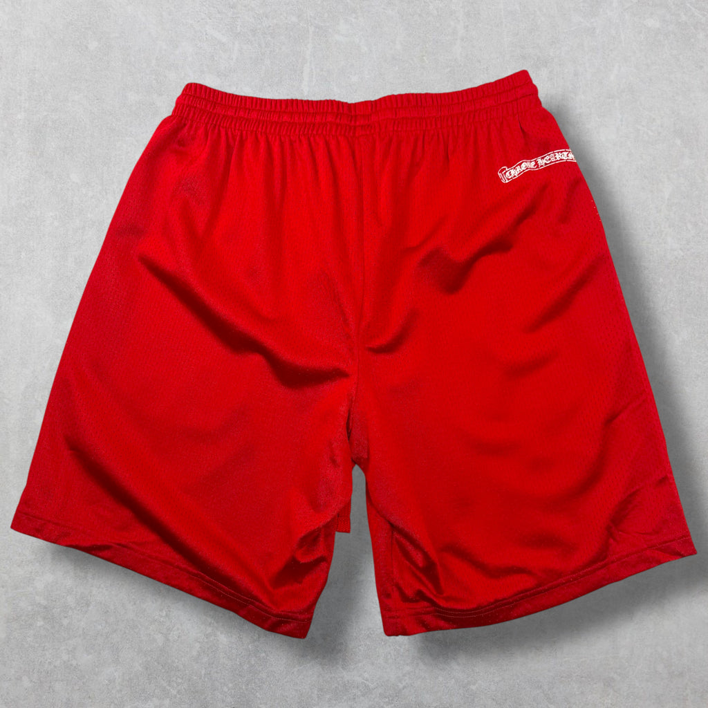 Chrome Hearts Matty Boy Red Mesh Shorts L