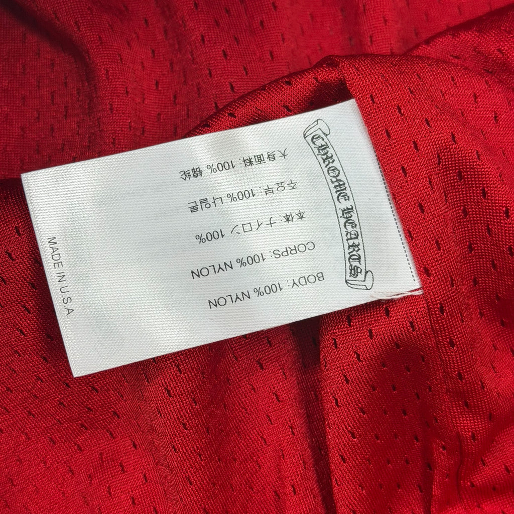 Chrome Hearts Matty Boy Red Mesh Shorts L