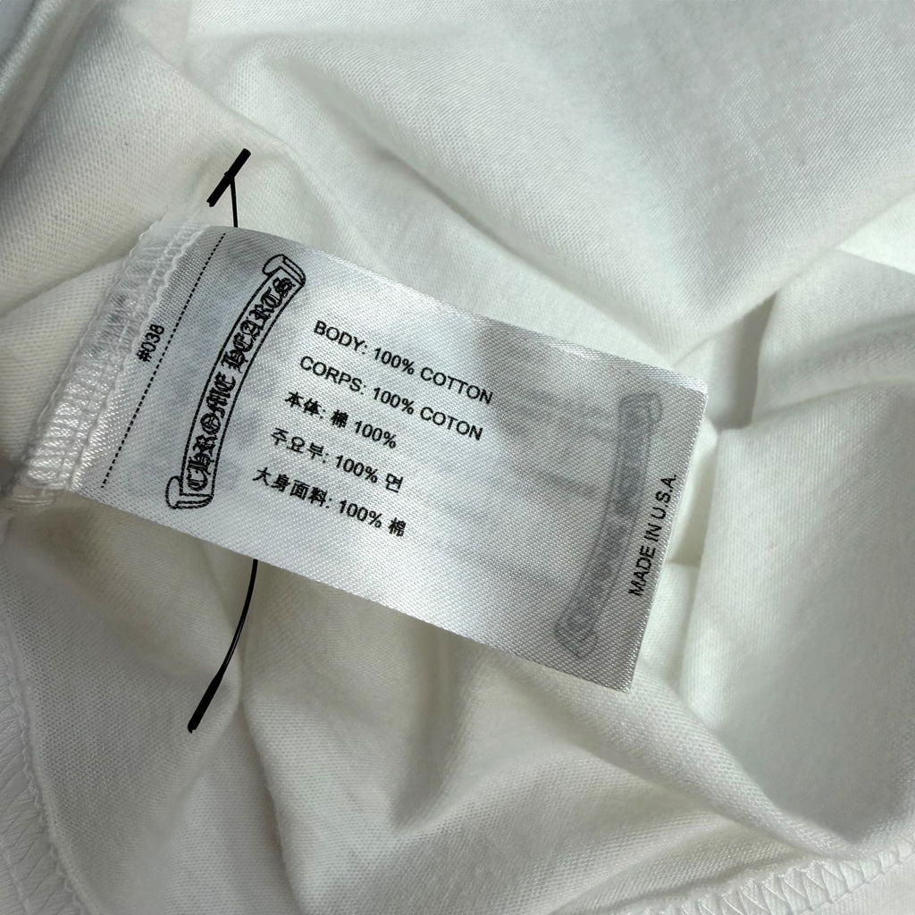 Chrome Hearts Blue Neck Logo Tee M