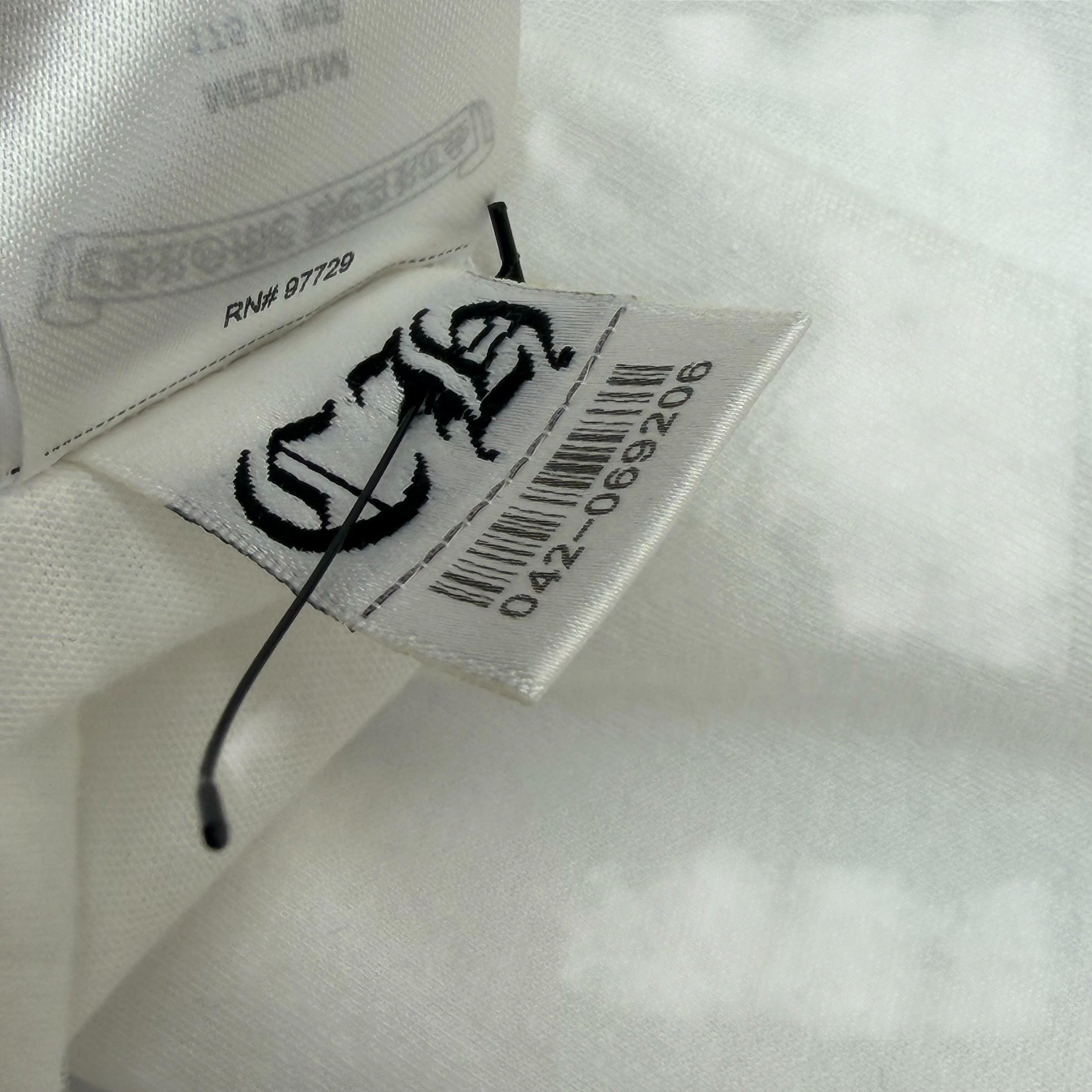 Chrome Hearts Blue Neck Logo Tee M