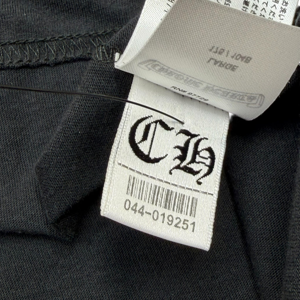 Chrome Hearts Olive Neck Logo Tee L