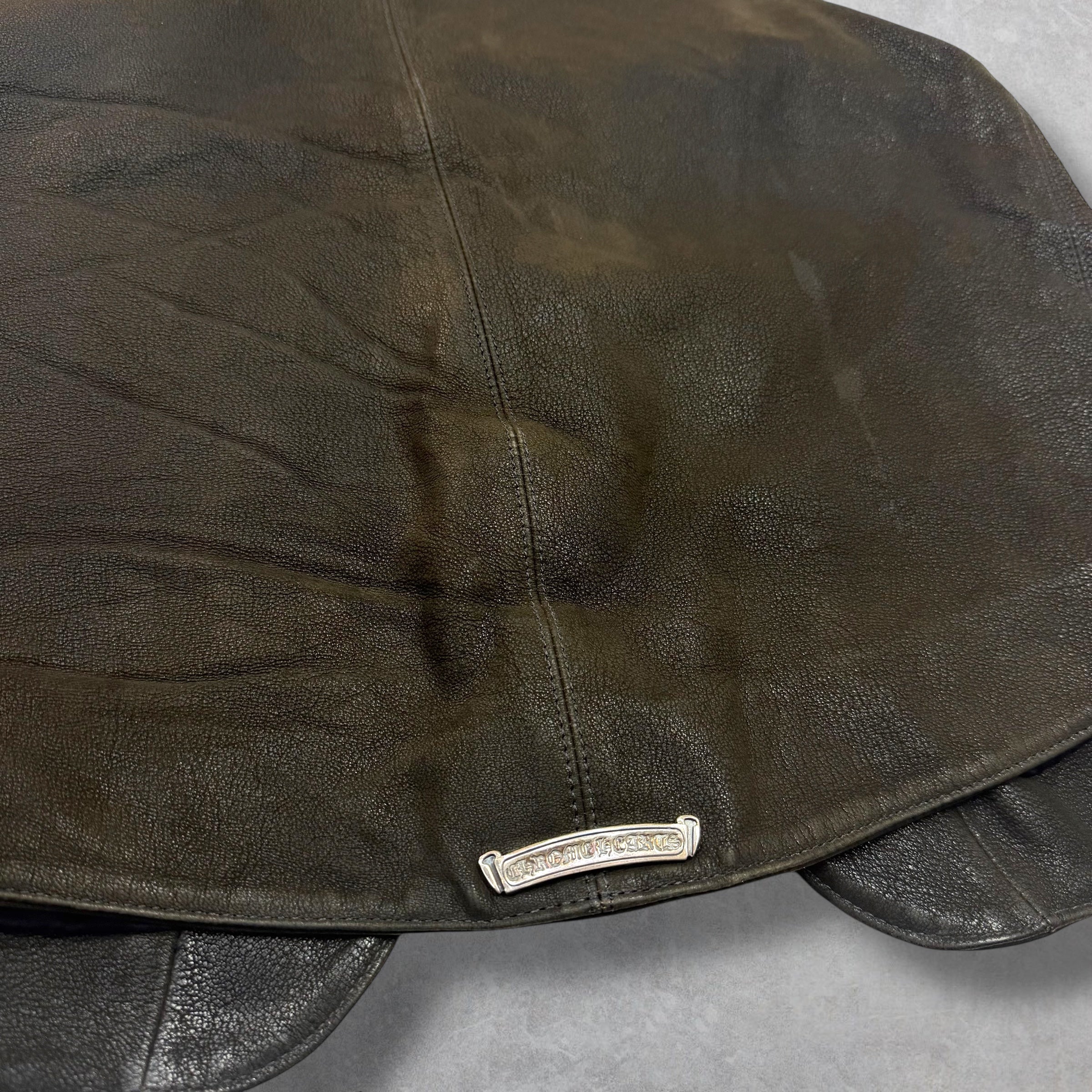Vintage Chrome Hearts Classic Leather Vest L