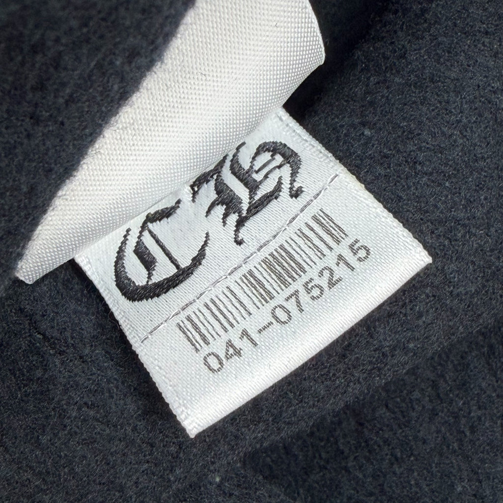 Chrome Hearts Scroll Logo Zip Hoodie L