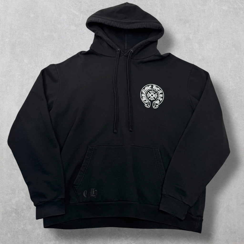 Chrome Hearts London Horseshoe Logo Hoodie L