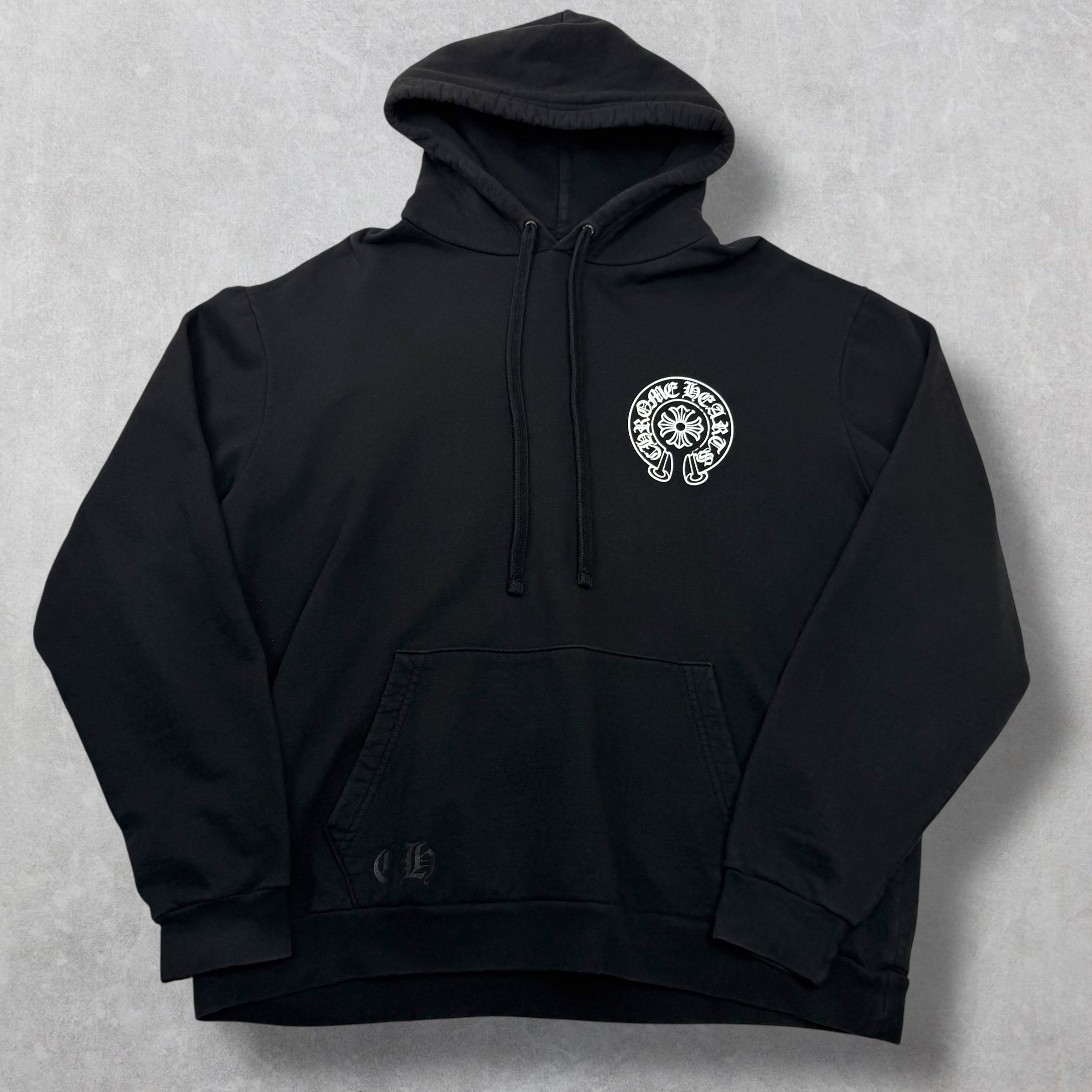 Chrome Hearts London Horseshoe Logo Hoodie L
