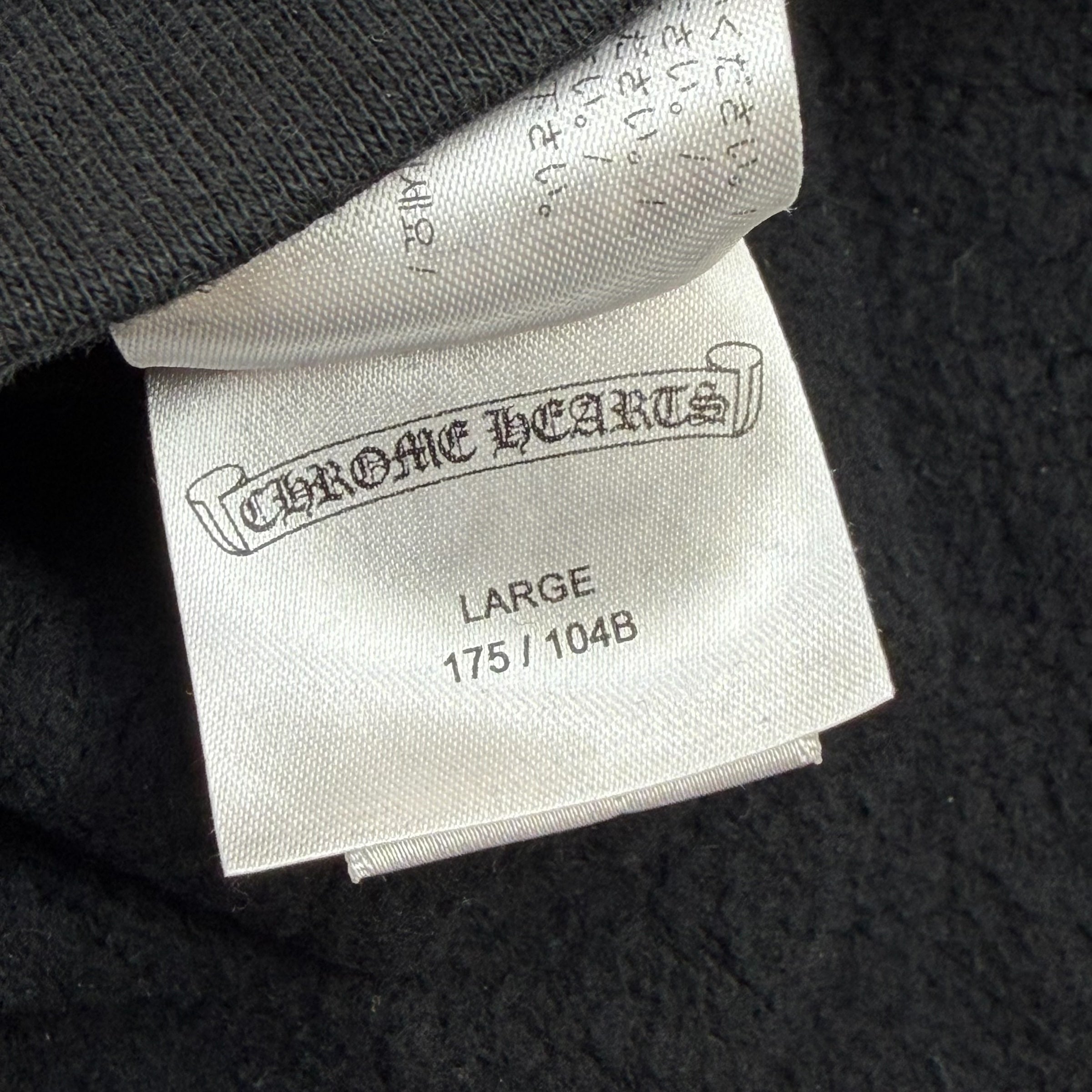 Chrome Hearts London Horseshoe Logo Hoodie L