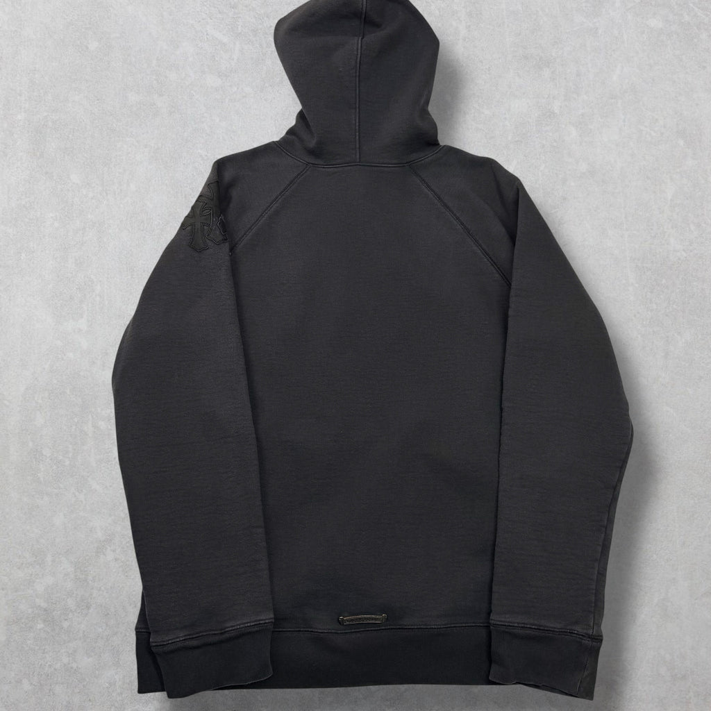 Chrome Hearts Paper Jam Triple Leather Cross Hoodie L