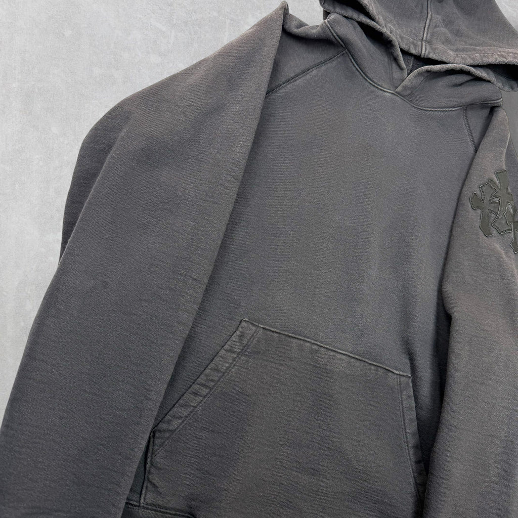 Chrome Hearts Paper Jam Triple Leather Cross Hoodie L