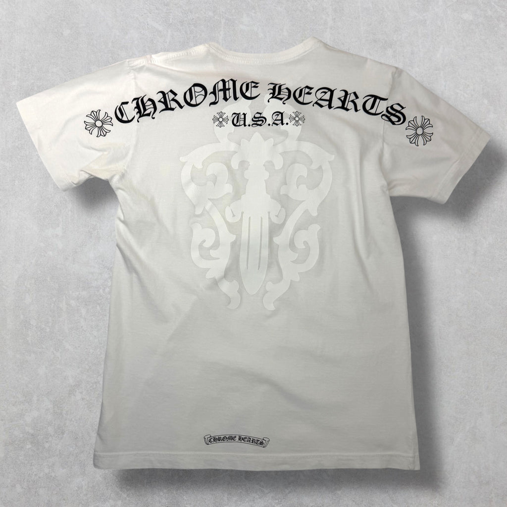 Chrome Hearts Script USA Dagger Tee M