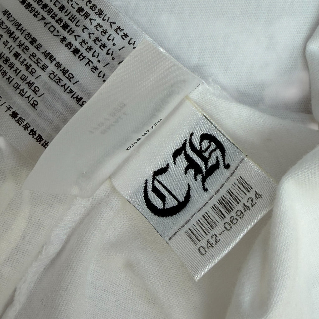 Chrome Hearts Blue Neck Logo Tee S