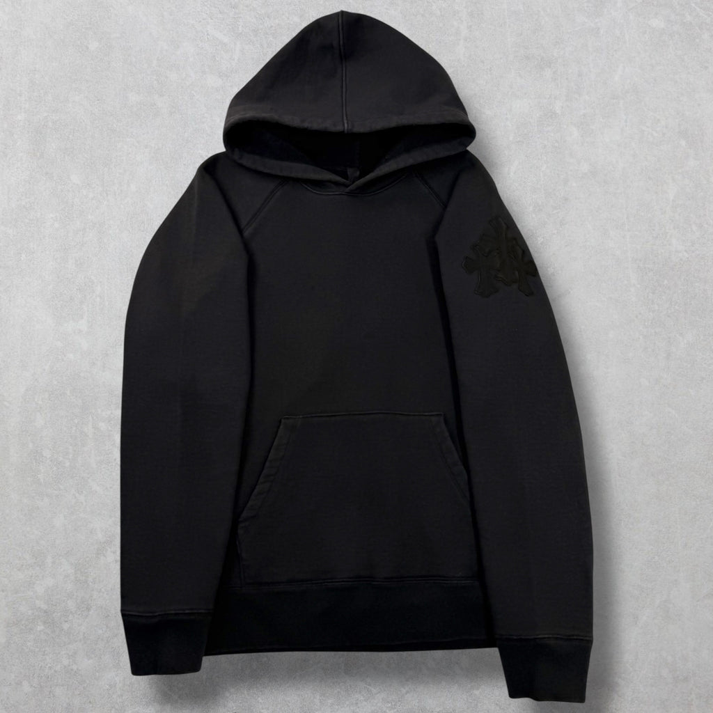 Chrome Hearts Paper Jam Triple Cross Patch Hoodie S